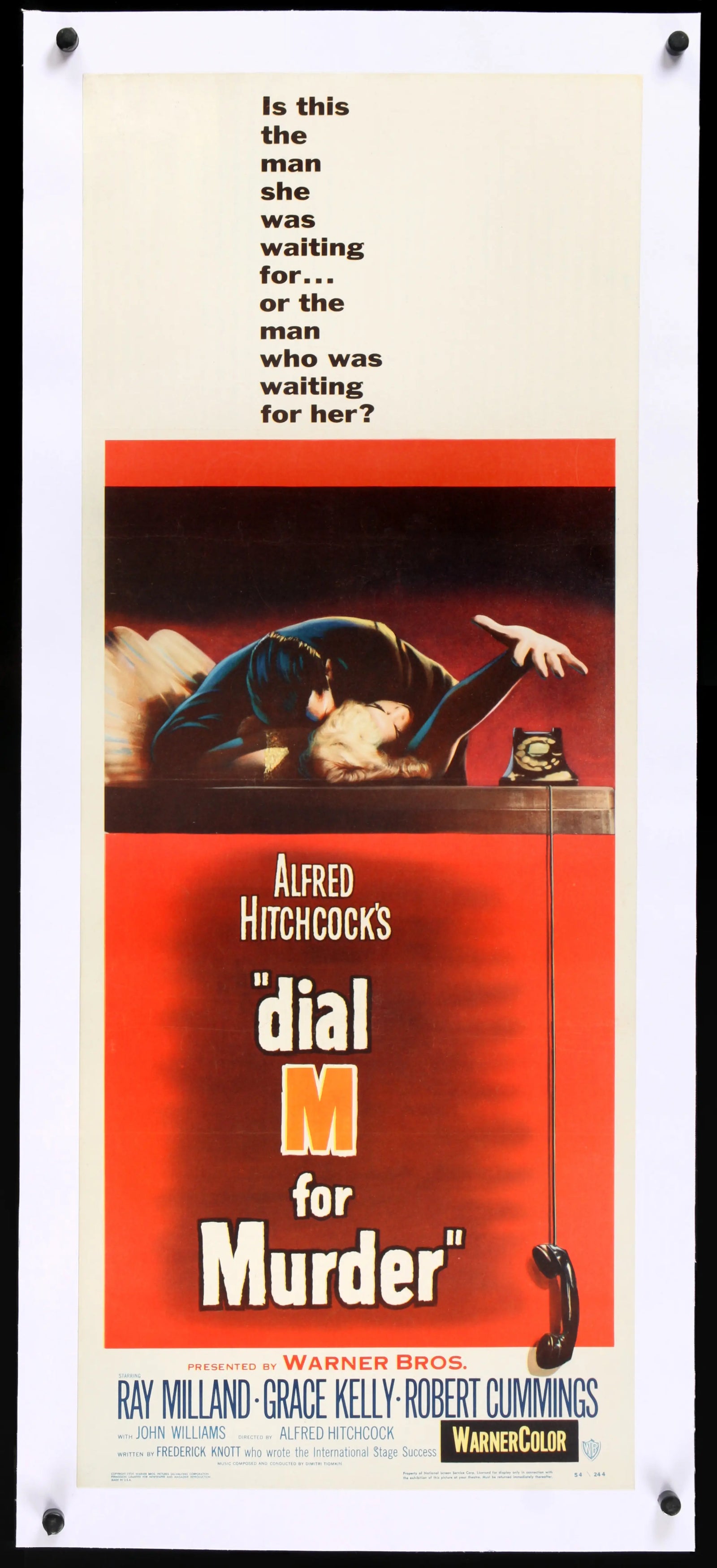 Dial M for Murder (1954) original movie poster for sale at Original Film Art - Vintage Movie Posters