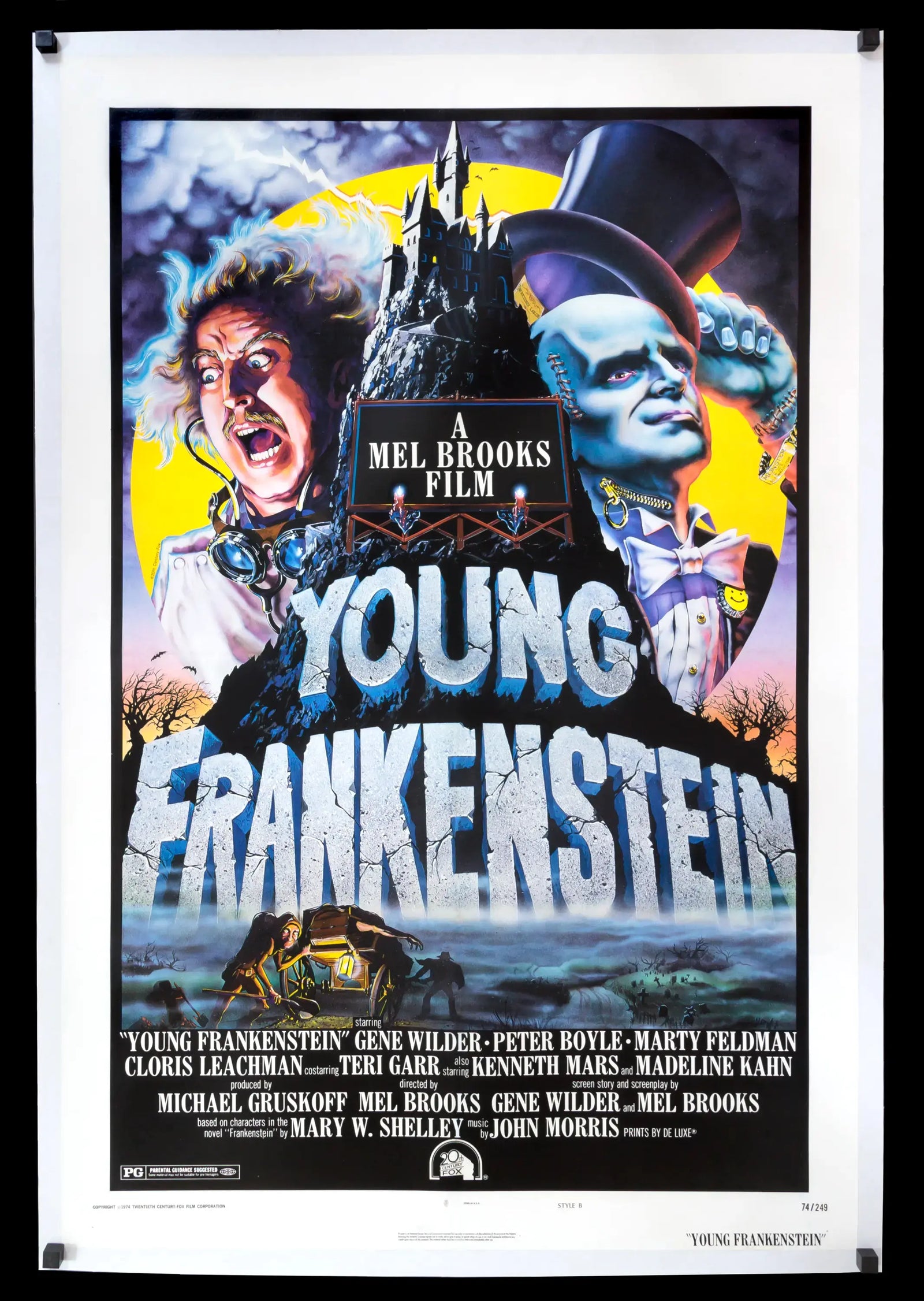 Young Frankenstein (1974) original movie poster for sale at Original Film Art - Vintage Movie Posters