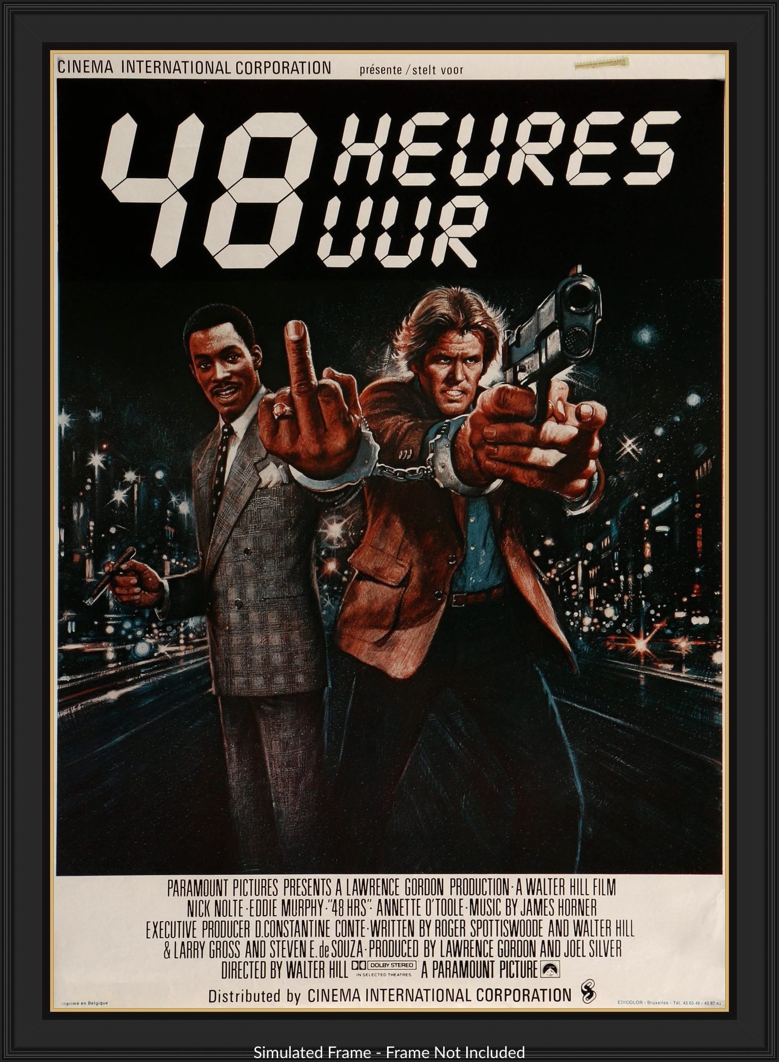 48 Hrs. (1982) original movie poster for sale at Original Film Art - Vintage Movie Posters