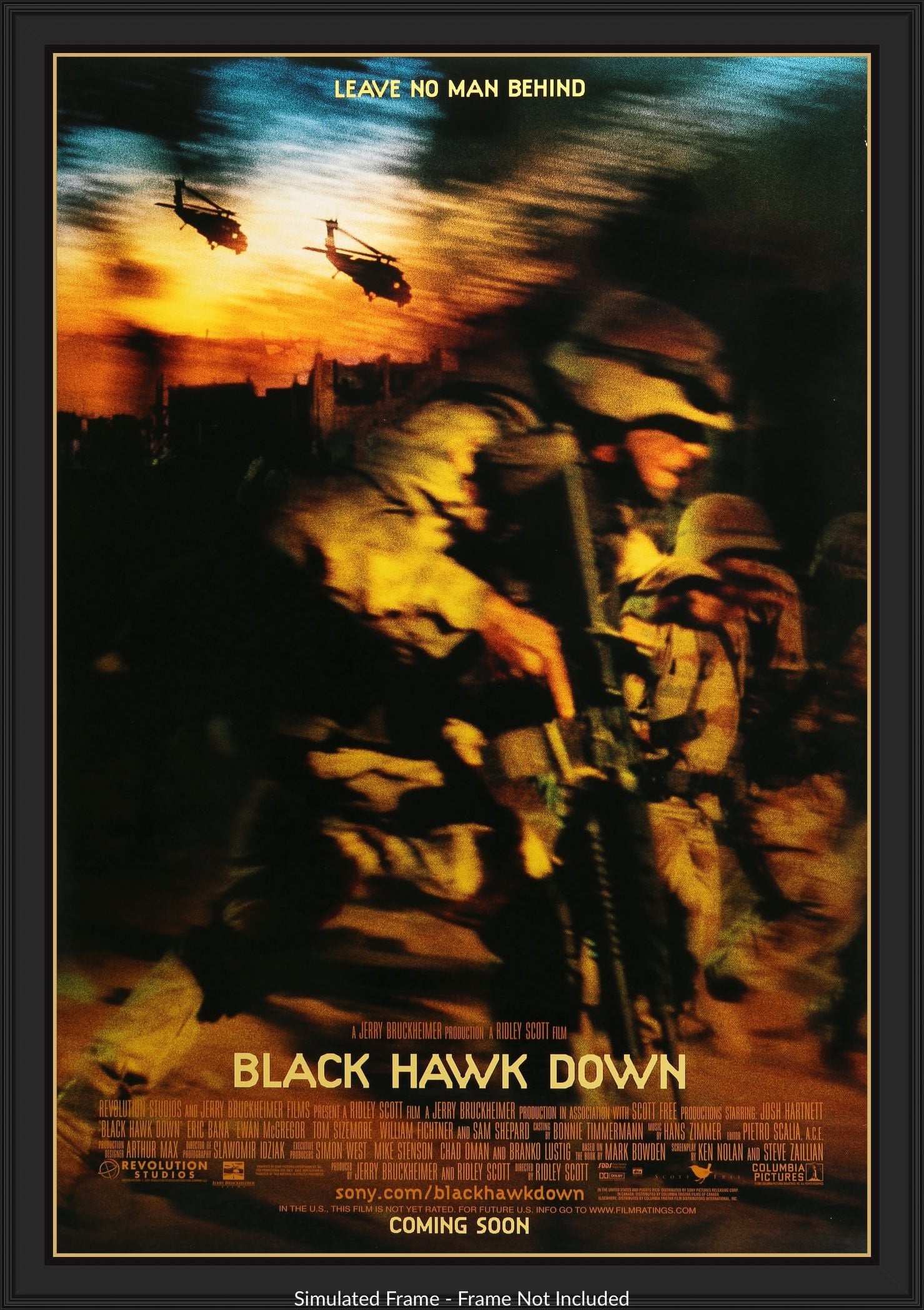 Black Hawk Down (2001) original movie poster for sale at Original Film Art - Vintage Movie Posters