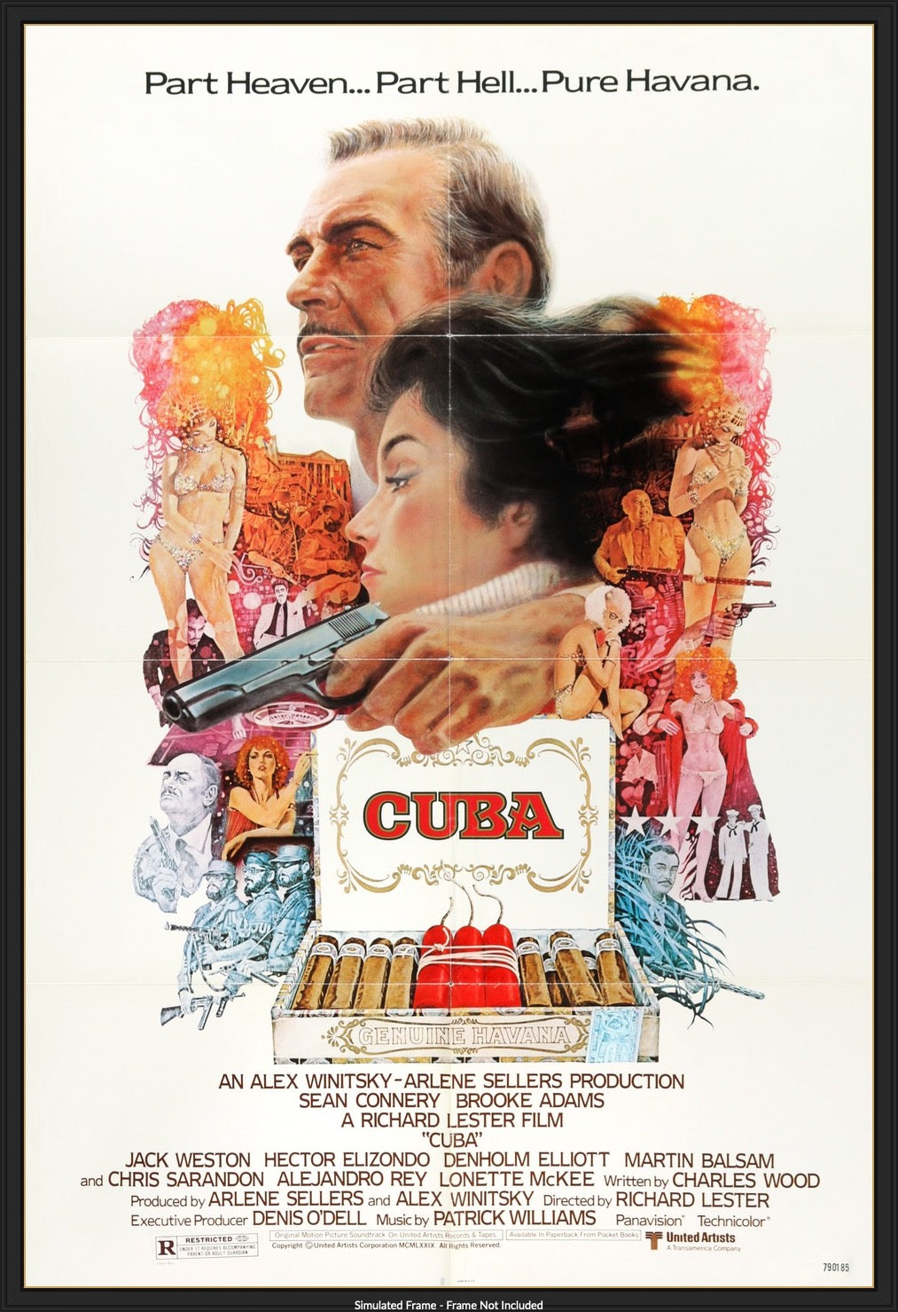 Cuba (1979) original movie poster for sale at Original Film Art - Vintage Movie Posters