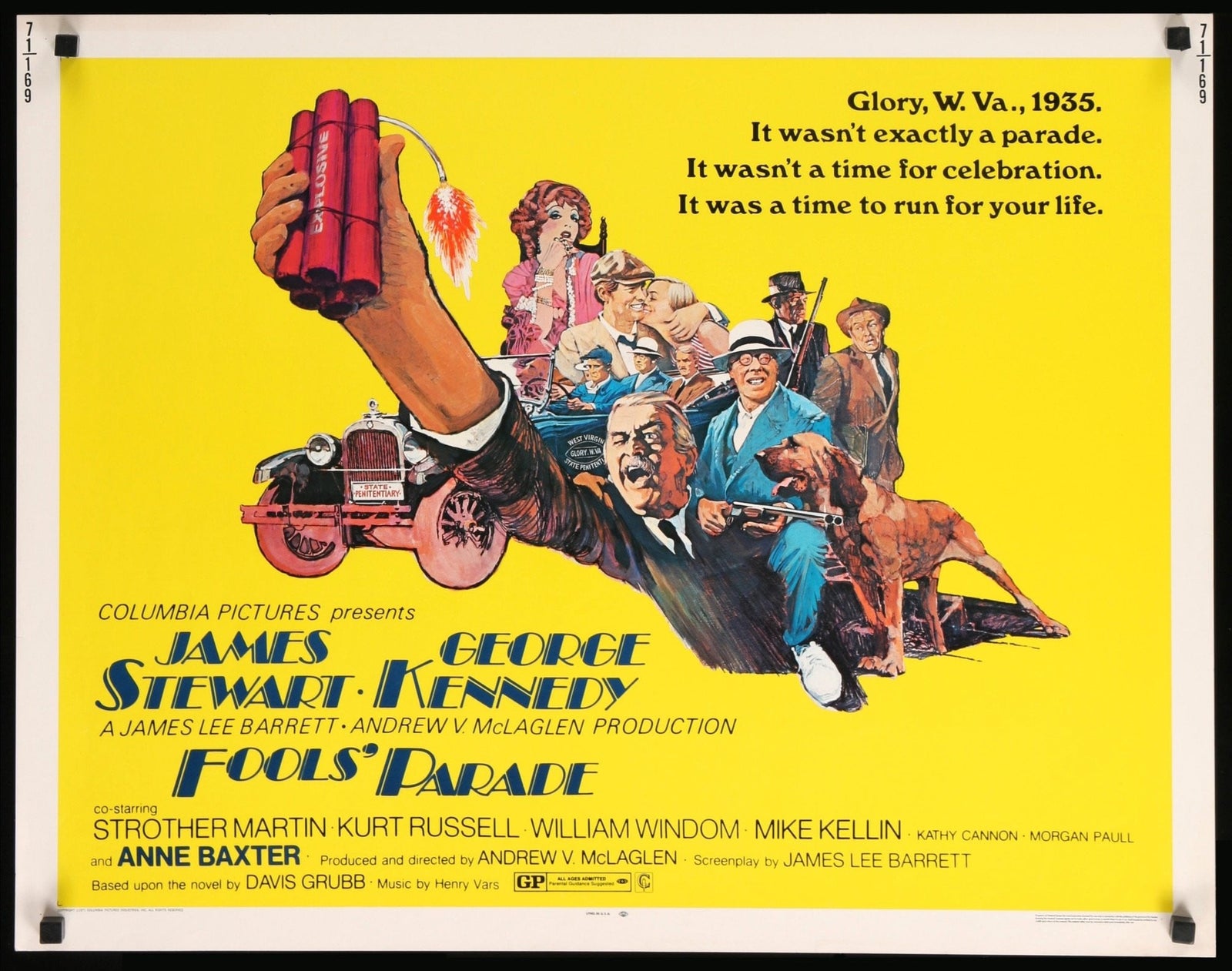 Fools' Parade (1971) original movie poster for sale at Original Film Art - Vintage Movie Posters