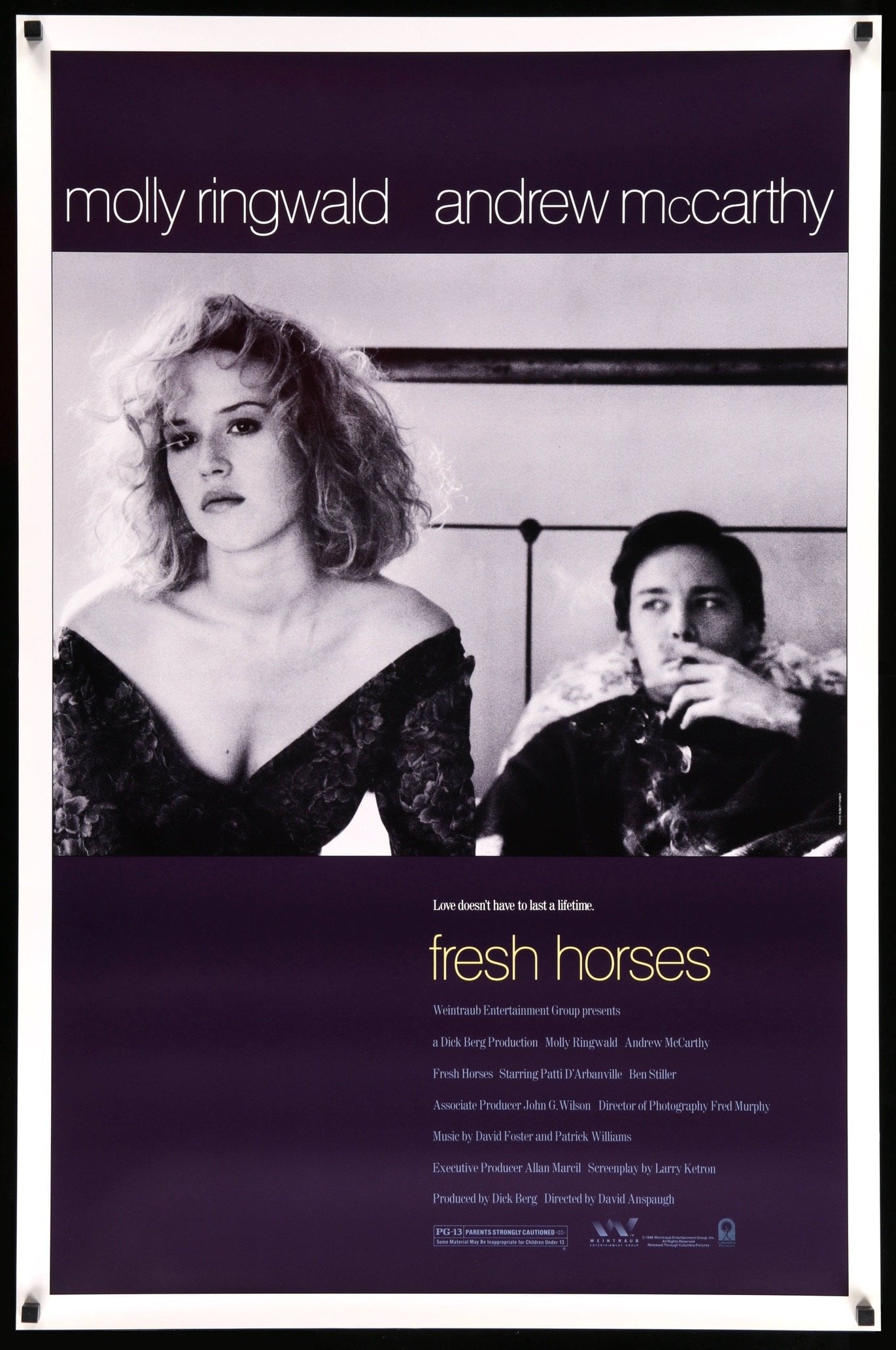Fresh Horses (1988) original movie poster for sale at Original Film Art - Vintage Movie Posters