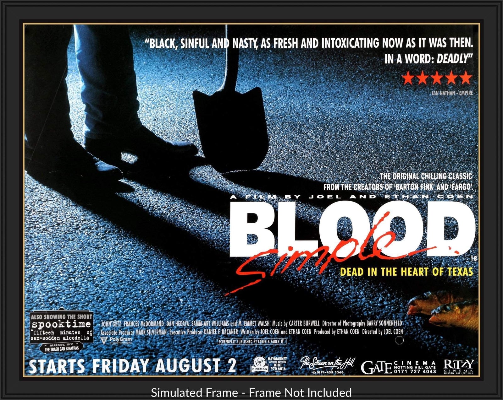 Blood Simple (1985) original movie poster for sale at Original Film Art - Vintage Movie Posters