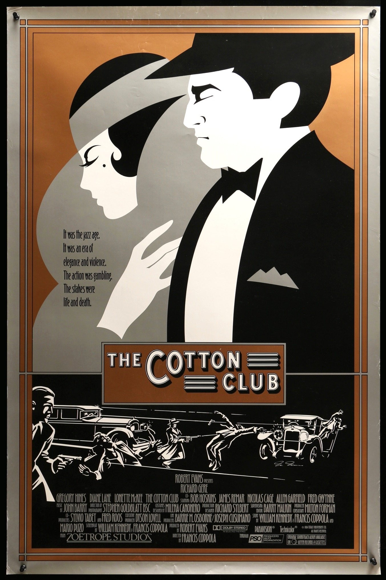 Cotton Club (1984) original movie poster for sale at Original Film Art - Vintage Movie Posters