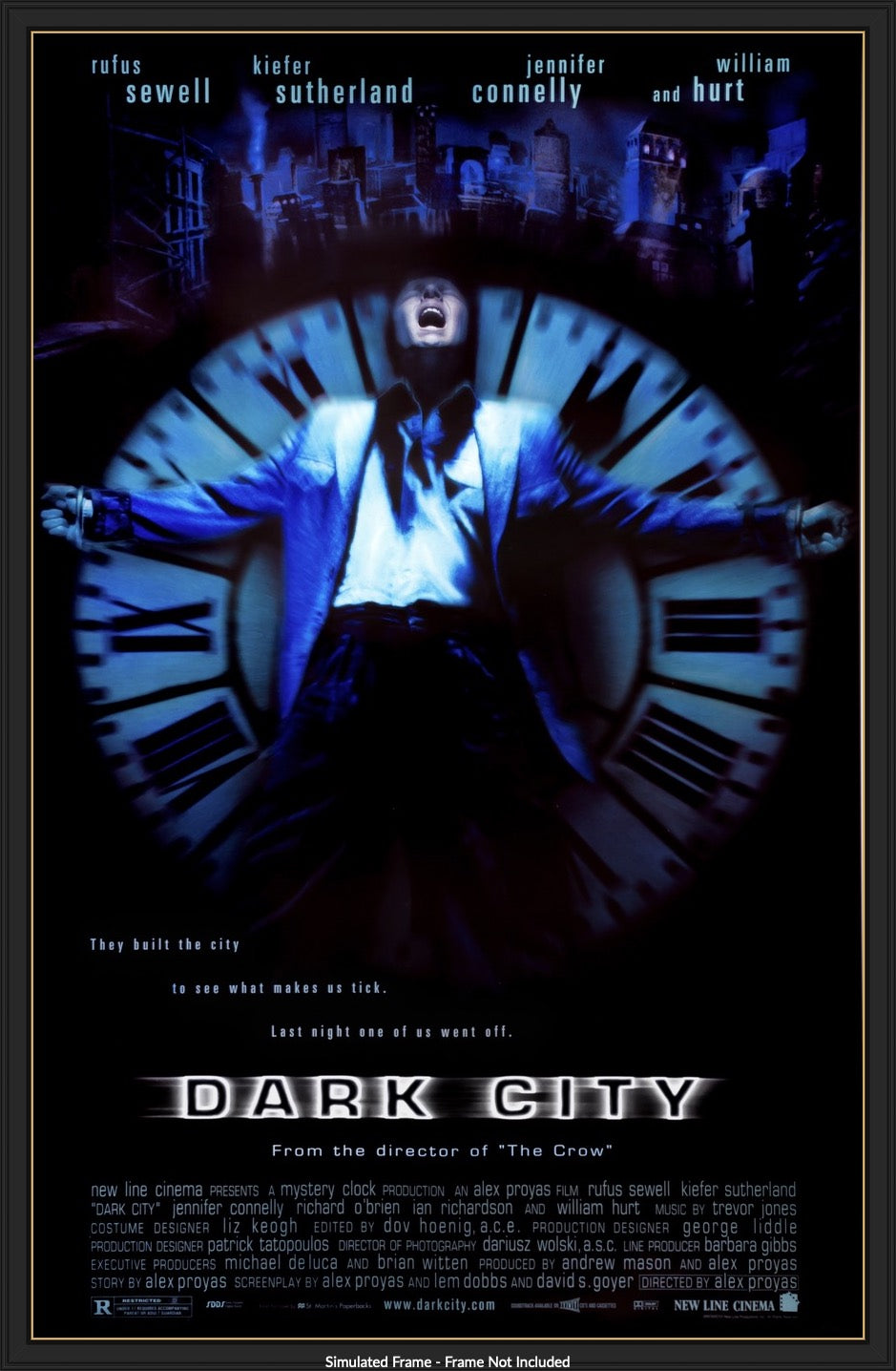 Dark City (1997) original movie poster for sale at Original Film Art - Vintage Movie Posters