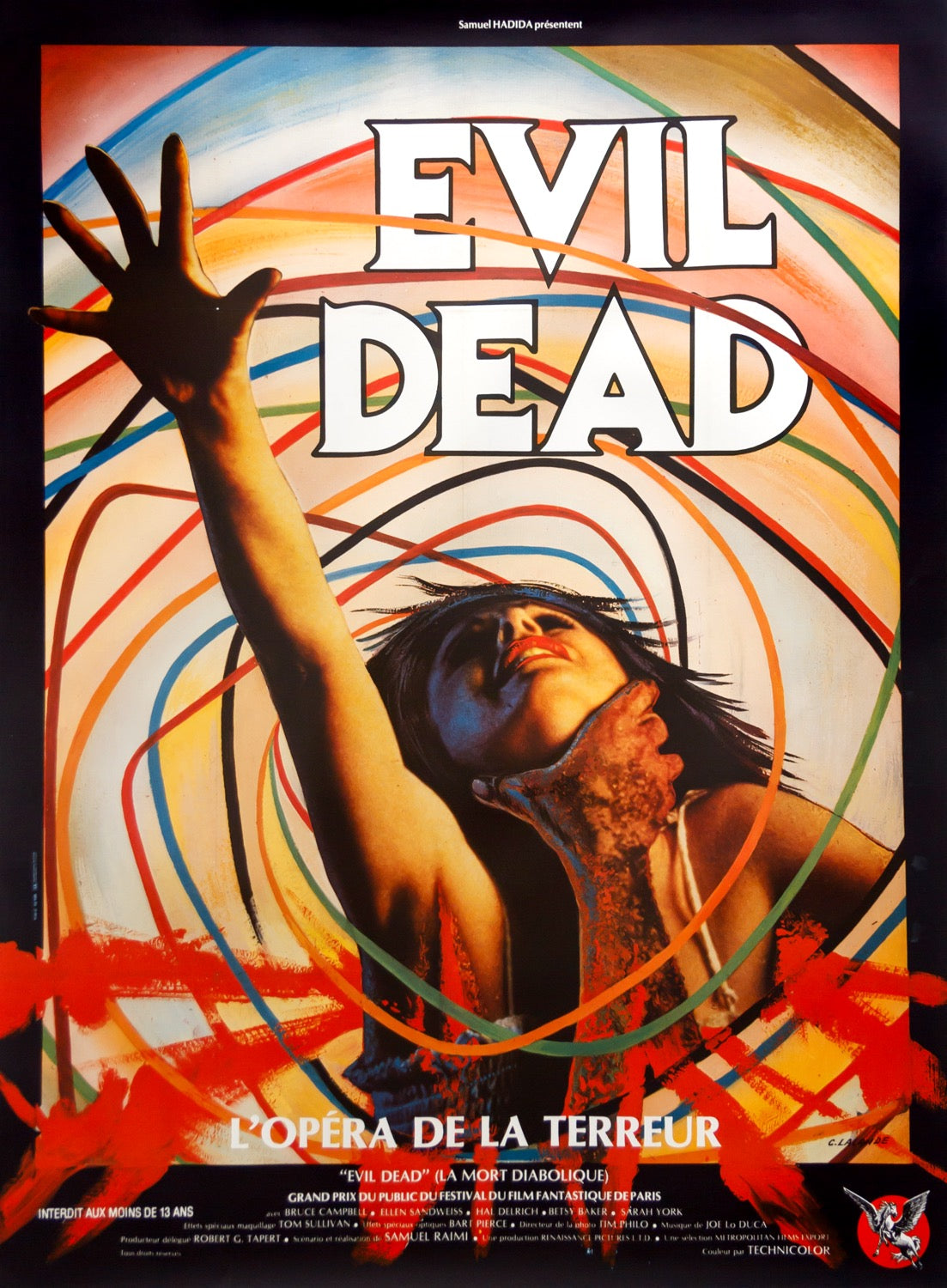 Evil Dead (1981) original movie poster for sale at Original Film Art - Vintage Movie Posters