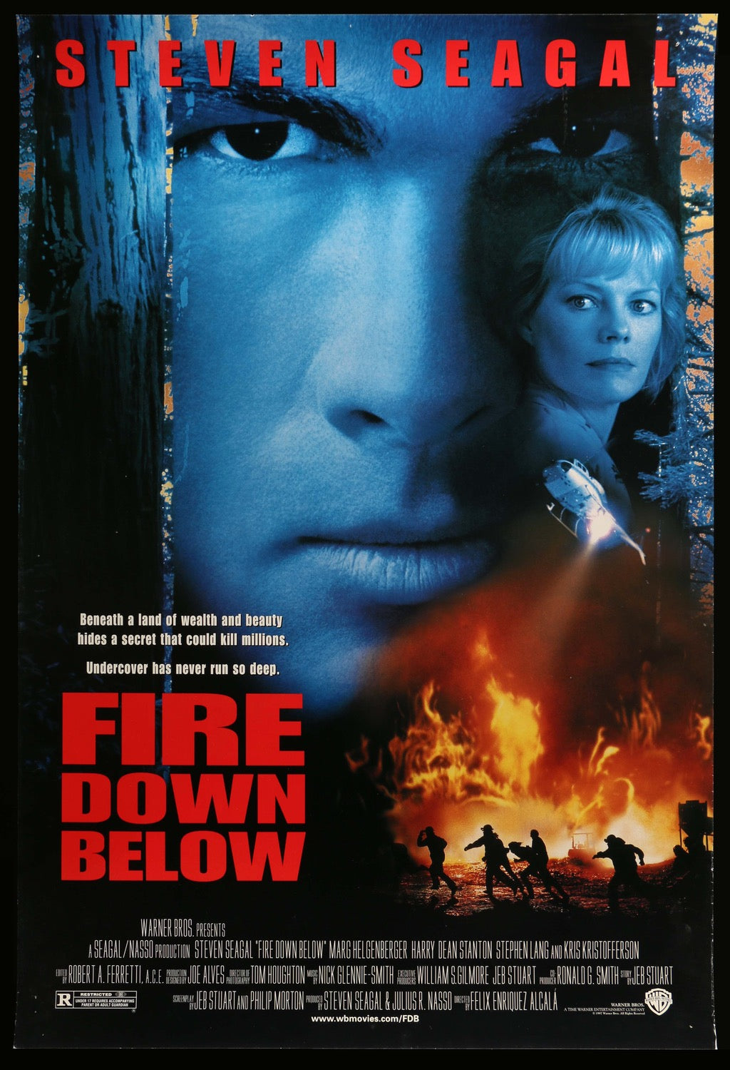 Fire Down Below (1997) original movie poster for sale at Original Film Art - Vintage Movie Posters