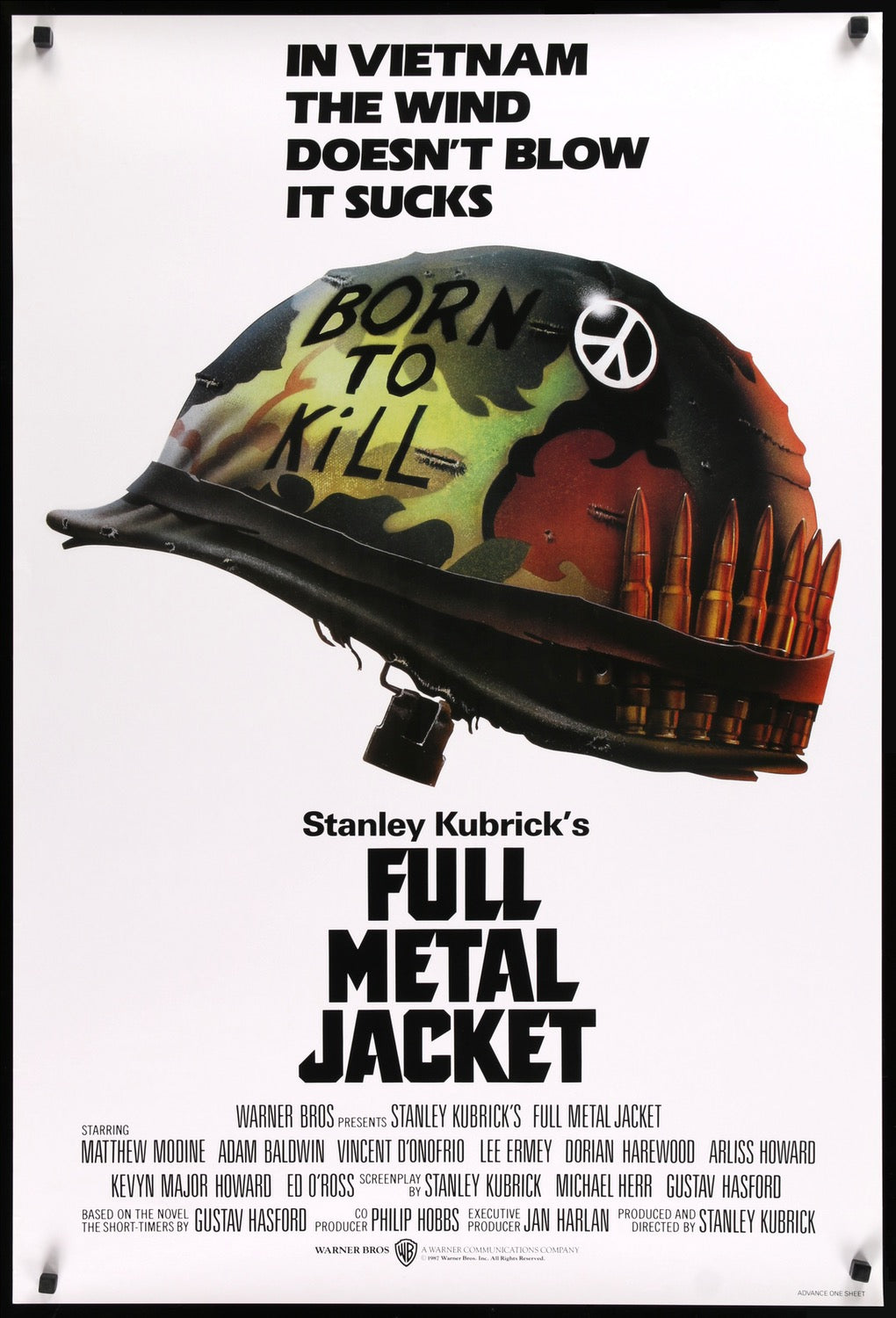 Full Metal Jacket (1987) original movie poster for sale at Original Film Art - Vintage Movie Posters