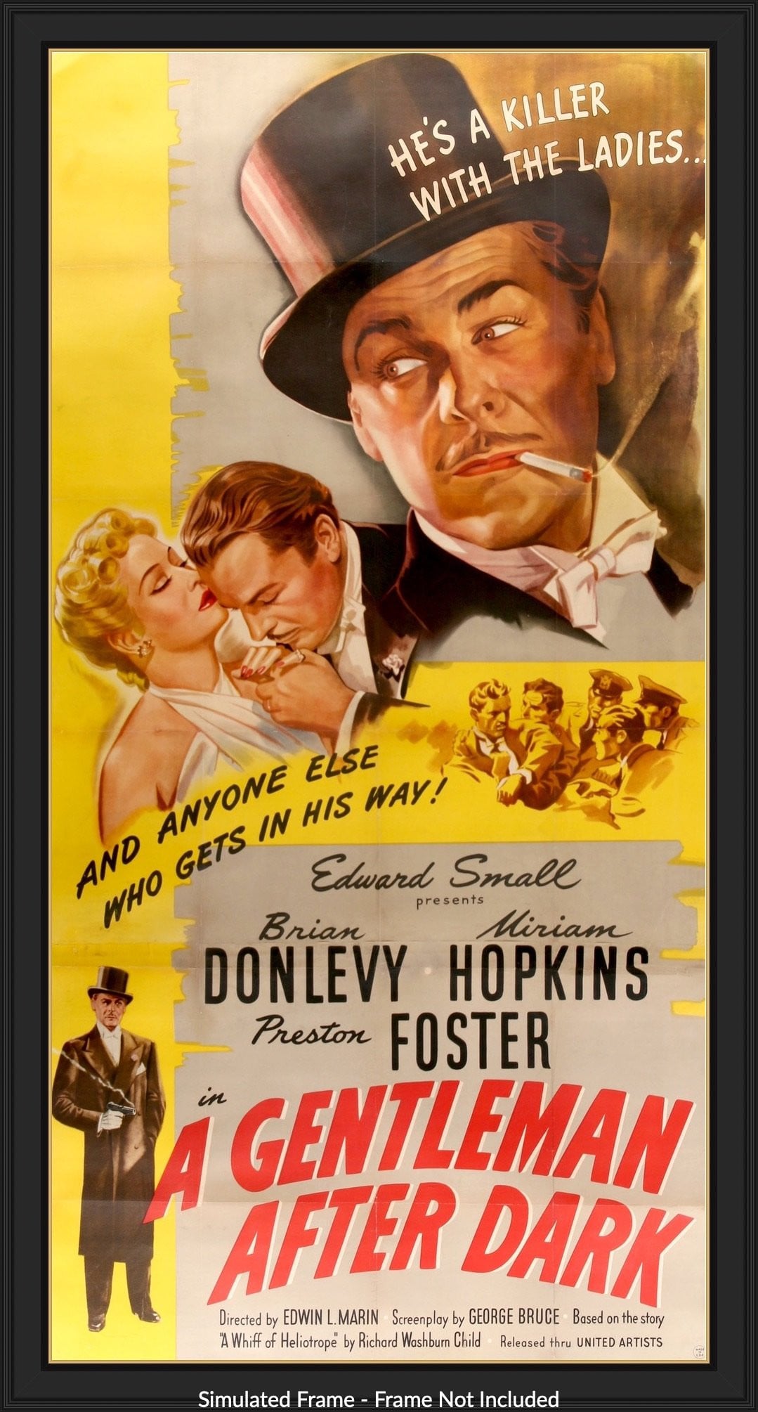 Gentleman After Dark (1942) original movie poster for sale at Original Film Art - Vintage Movie Posters
