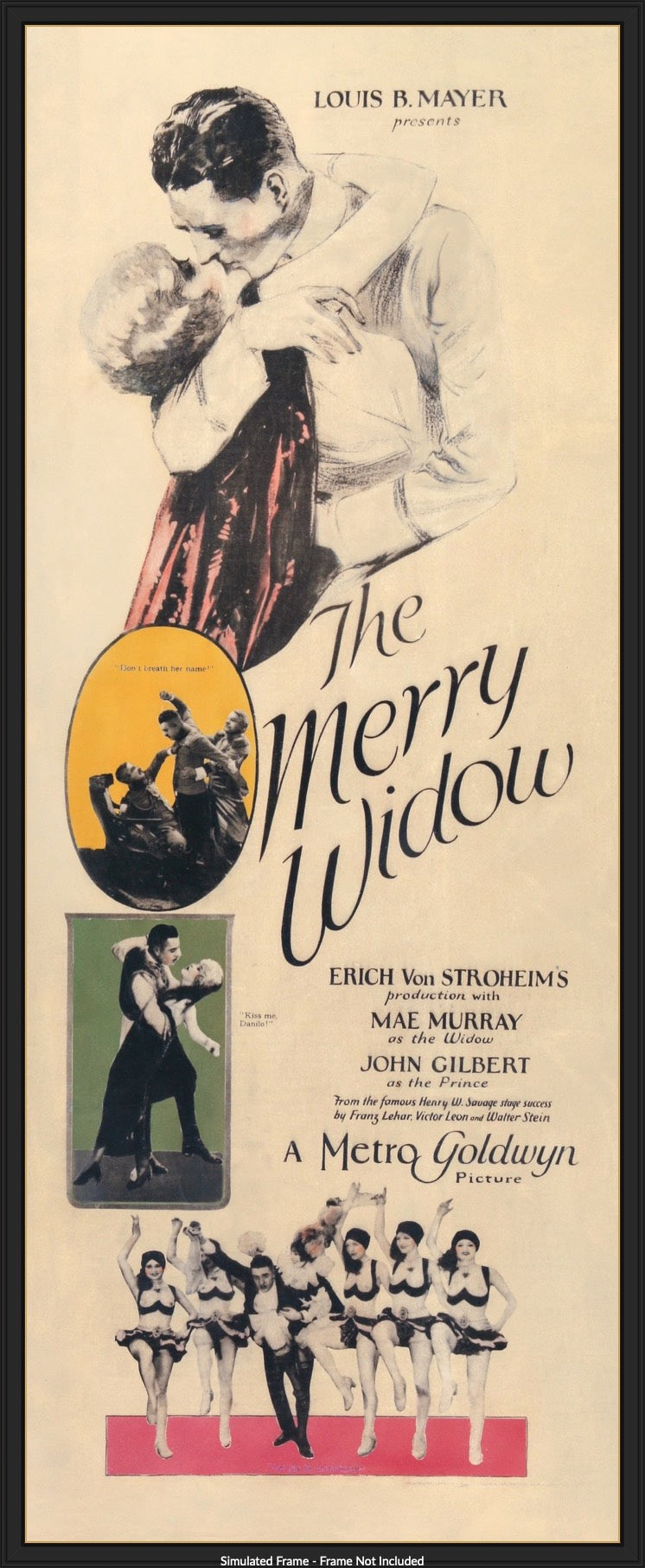 Merry Widow (1925) original movie poster for sale at Original Film Art - Vintage Movie Posters