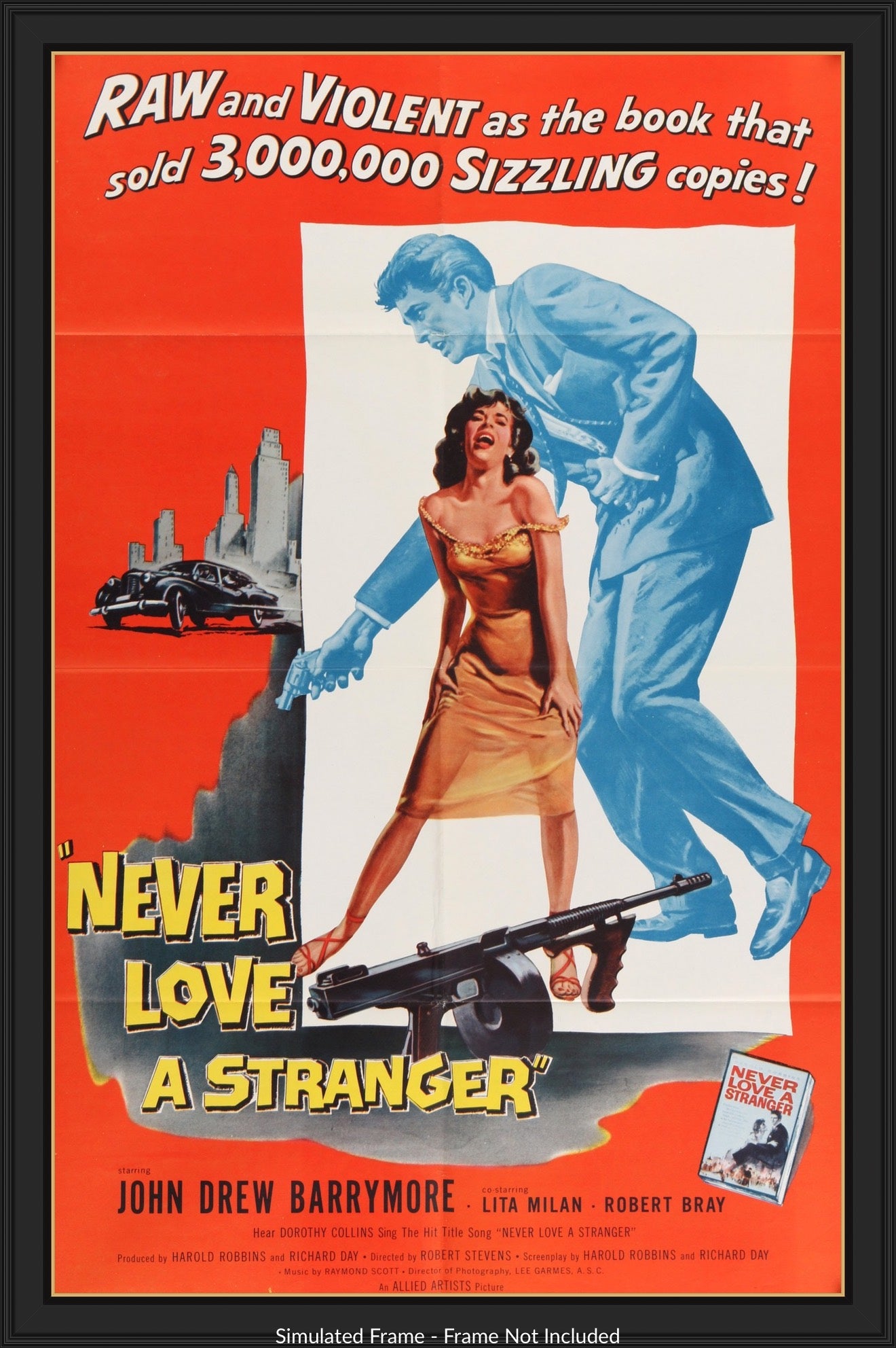 Never Love a Stranger (1958) original movie poster for sale at Original Film Art - Vintage Movie Posters