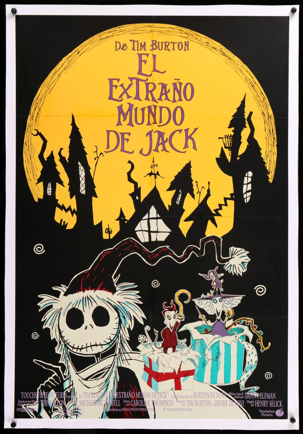 Nightmare Before Christmas (1993) original movie poster for sale at Original Film Art - Vintage Movie Posters