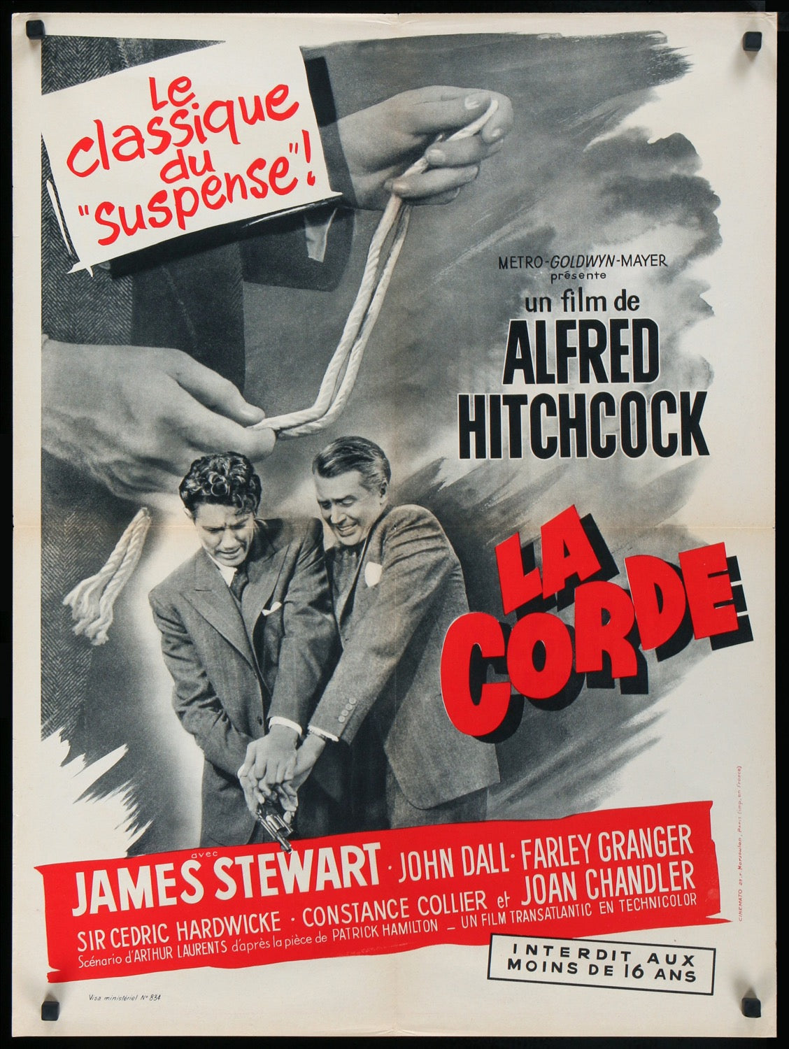 Rope (1948) original movie poster for sale at Original Film Art - Vintage Movie Posters