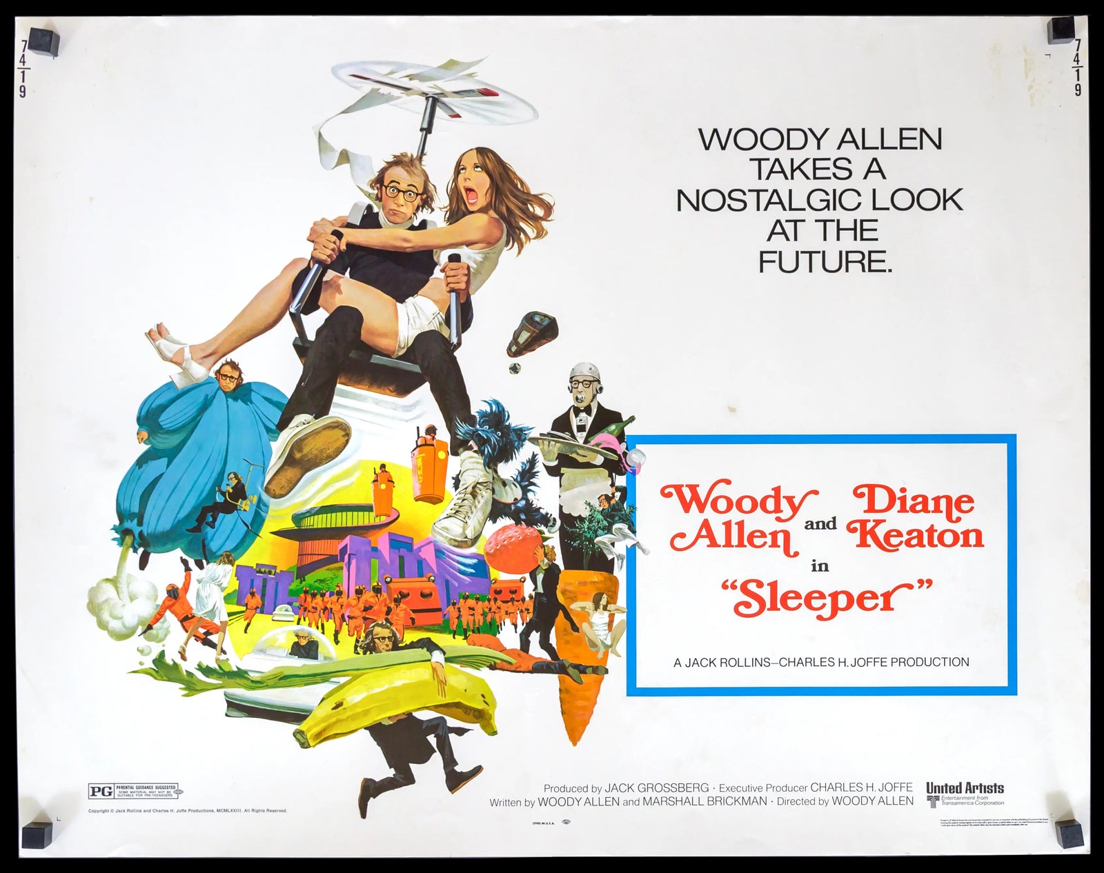 Sleeper (1973) original movie poster for sale at Original Film Art - Vintage Movie Posters