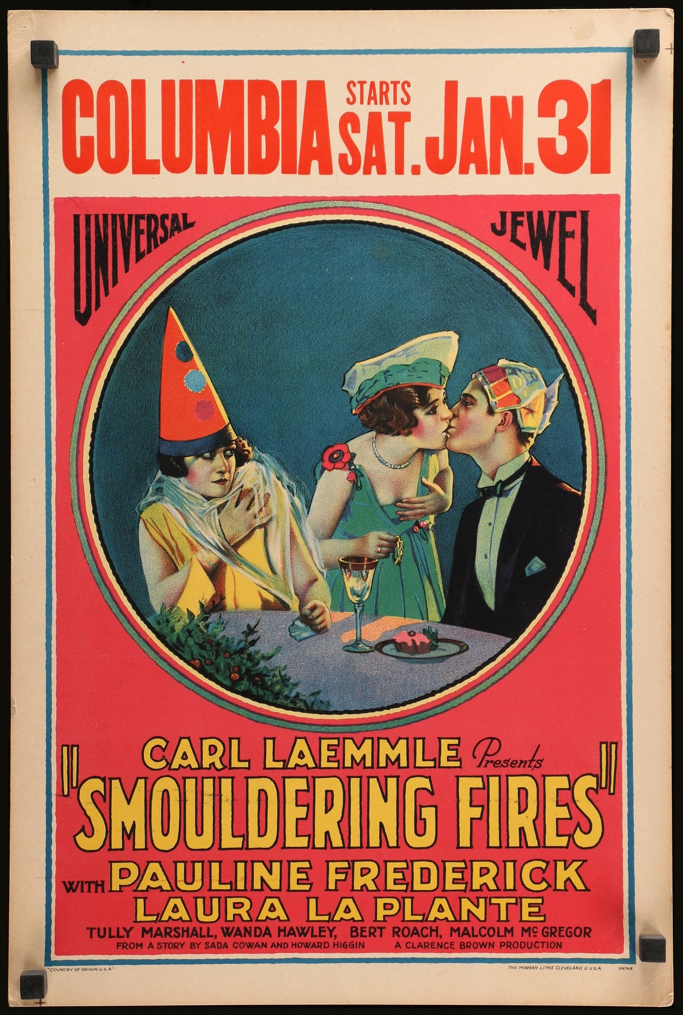 Smouldering Fires (1925) original movie poster for sale at Original Film Art - Vintage Movie Posters