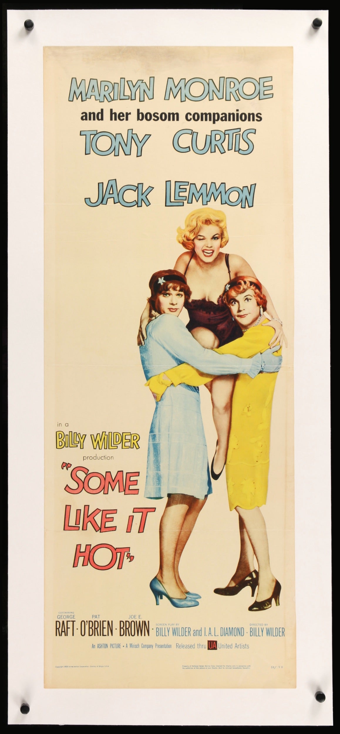 Some Like It Hot (1959) original movie poster for sale at Original Film Art - Vintage Movie Posters
