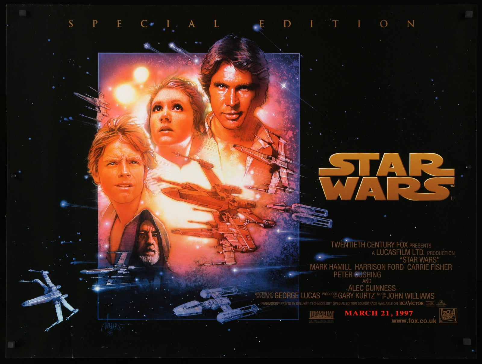 Star Wars (1977) original movie poster for sale at Original Film Art - Vintage Movie Posters