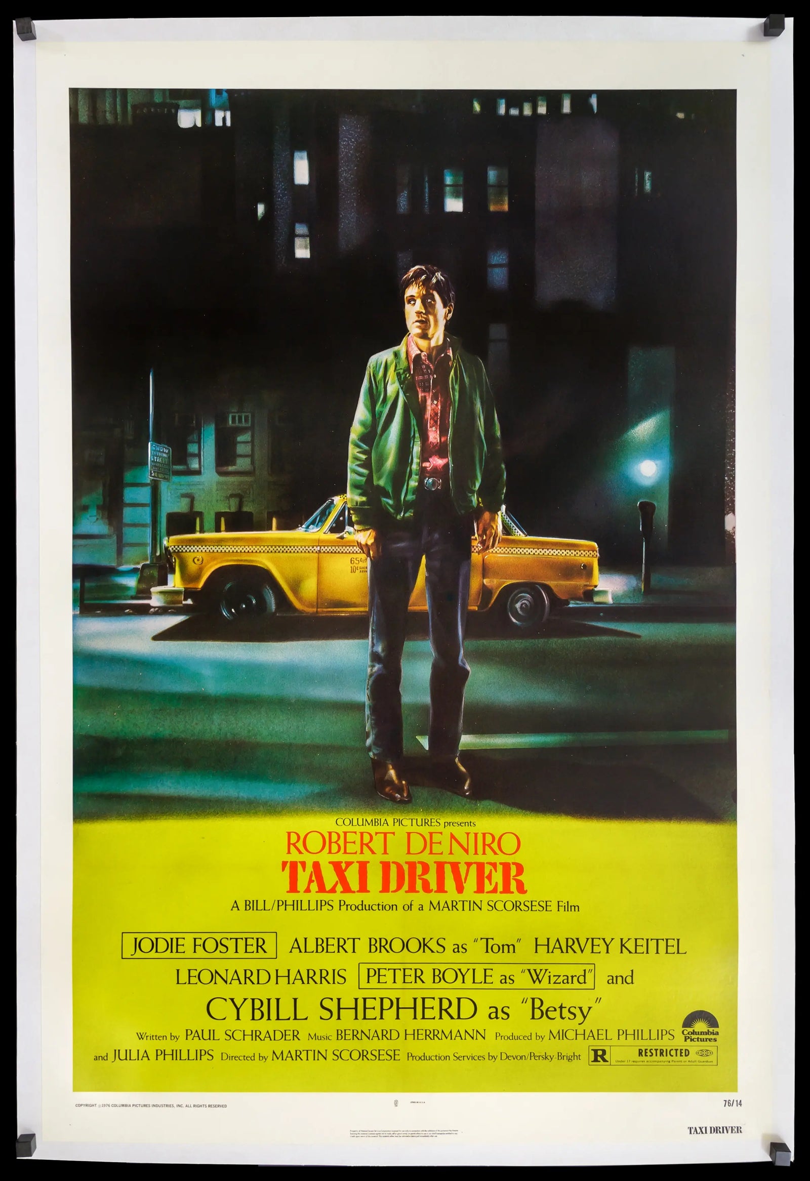 Taxi Driver (1976) original movie poster for sale at Original Film Art - Vintage Movie Posters