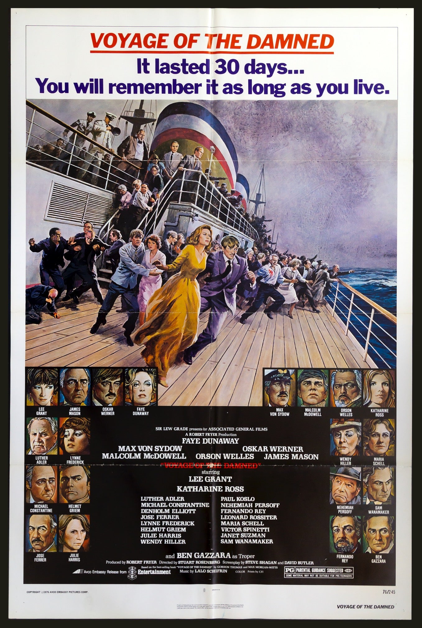 Voyage of the Damned (1976) original movie poster for sale at Original Film Art - Vintage Movie Posters