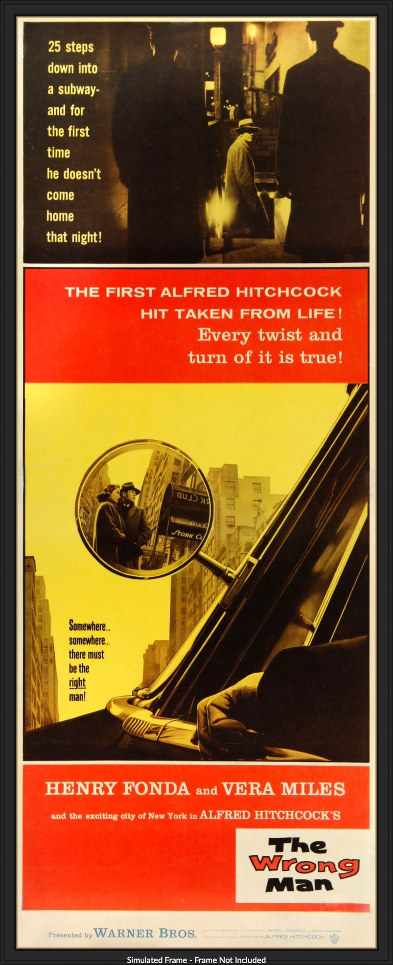 Wrong Man (1956) original movie poster for sale at Original Film Art - Vintage Movie Posters