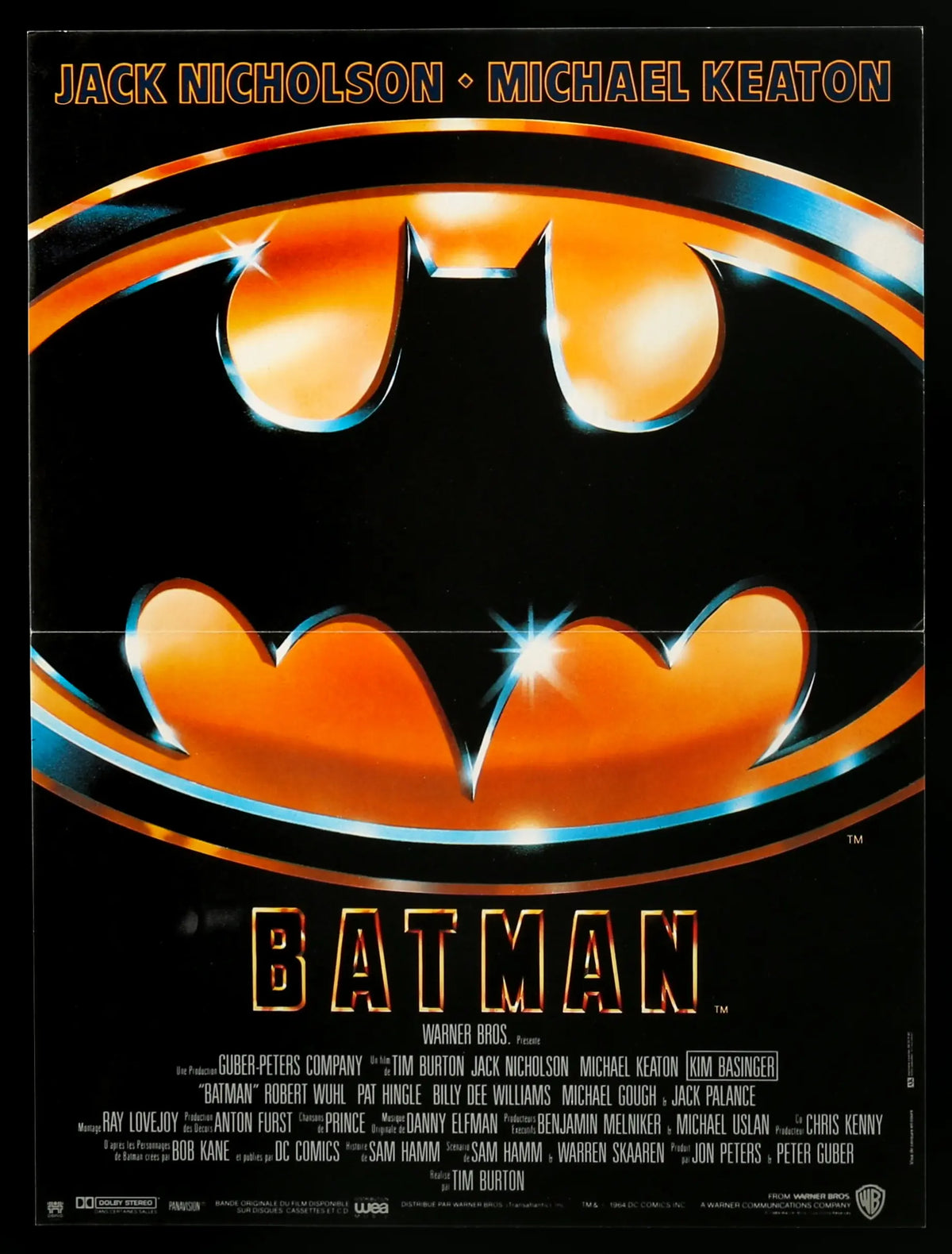 Batman (1989) original movie poster for sale at Original Film Art