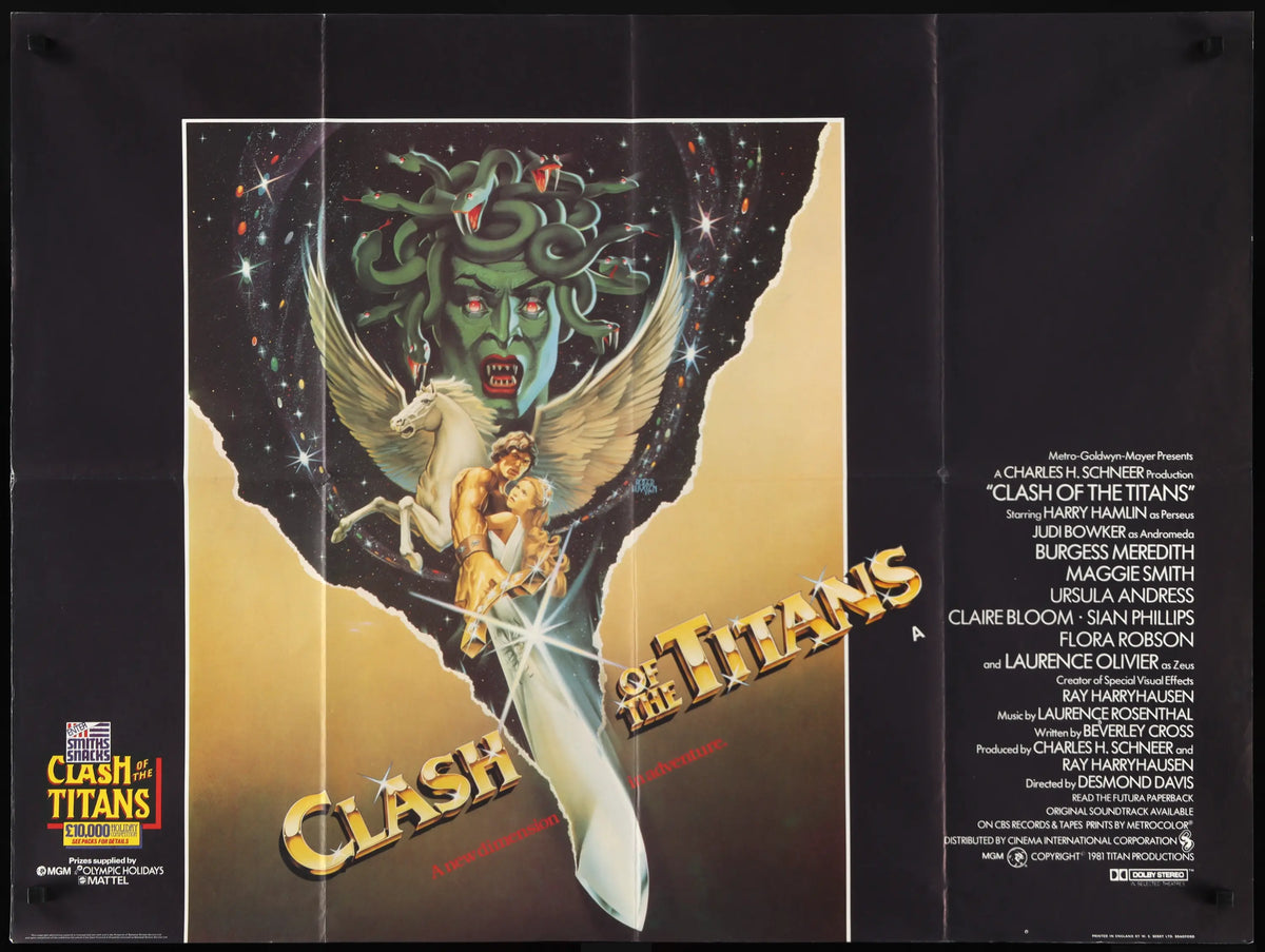 Clash of the Titans (1981) original movie poster for sale at Original Film Art - Vintage Movie Posters