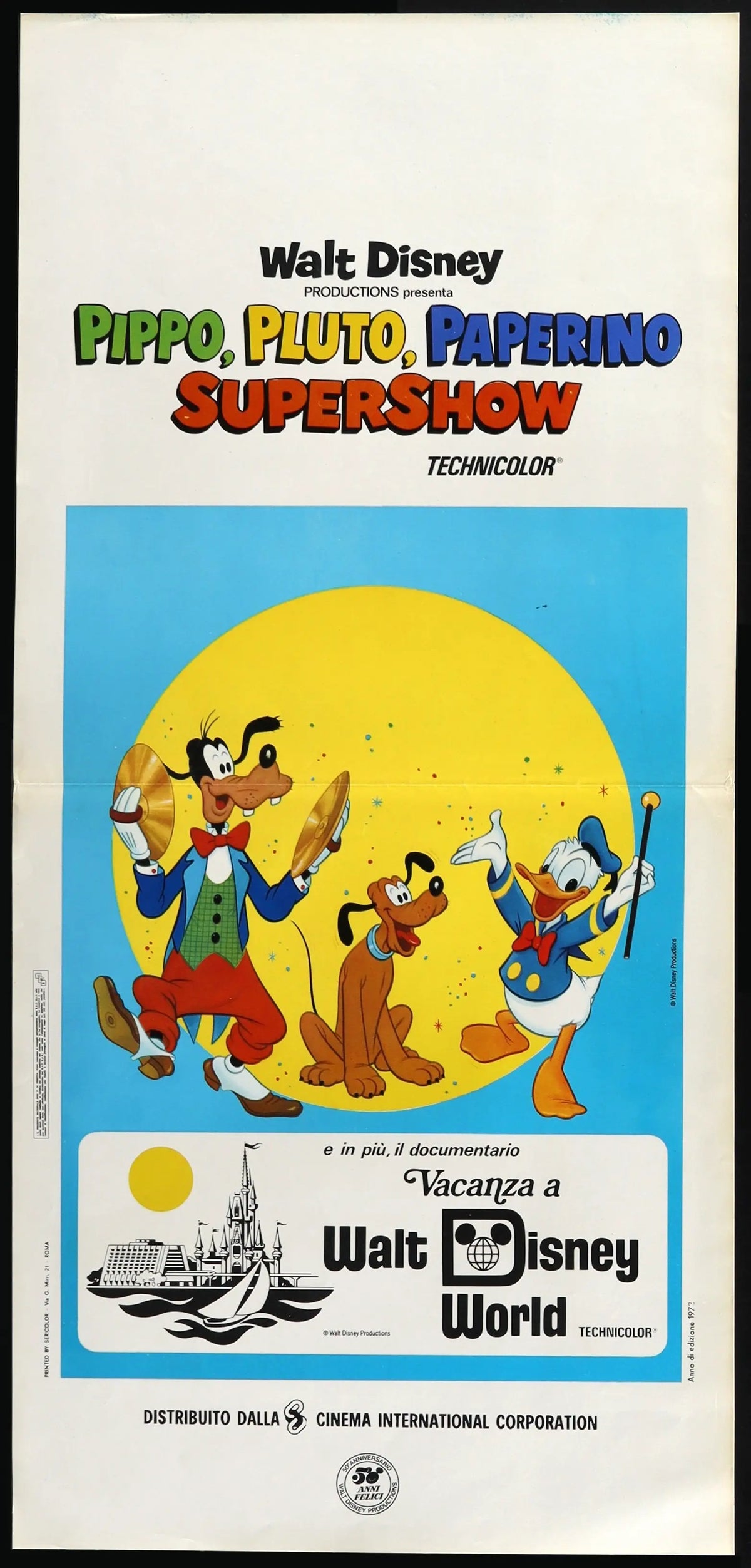 Goofy, Pluto and Donald Duck Supershow (1973) original movie poster for sale at Original Film Art - Vintage Movie Posters