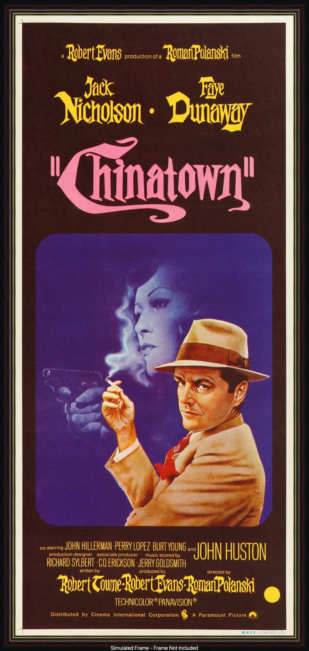 Chinatown (1974) original movie poster for sale at Original Film Art - Vintage Movie Posters