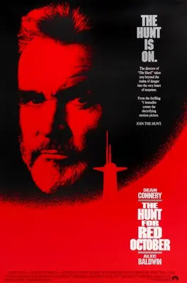 Hunt for Red October (1990) original movie poster for sale at Original Film Art - Vintage Movie Posters