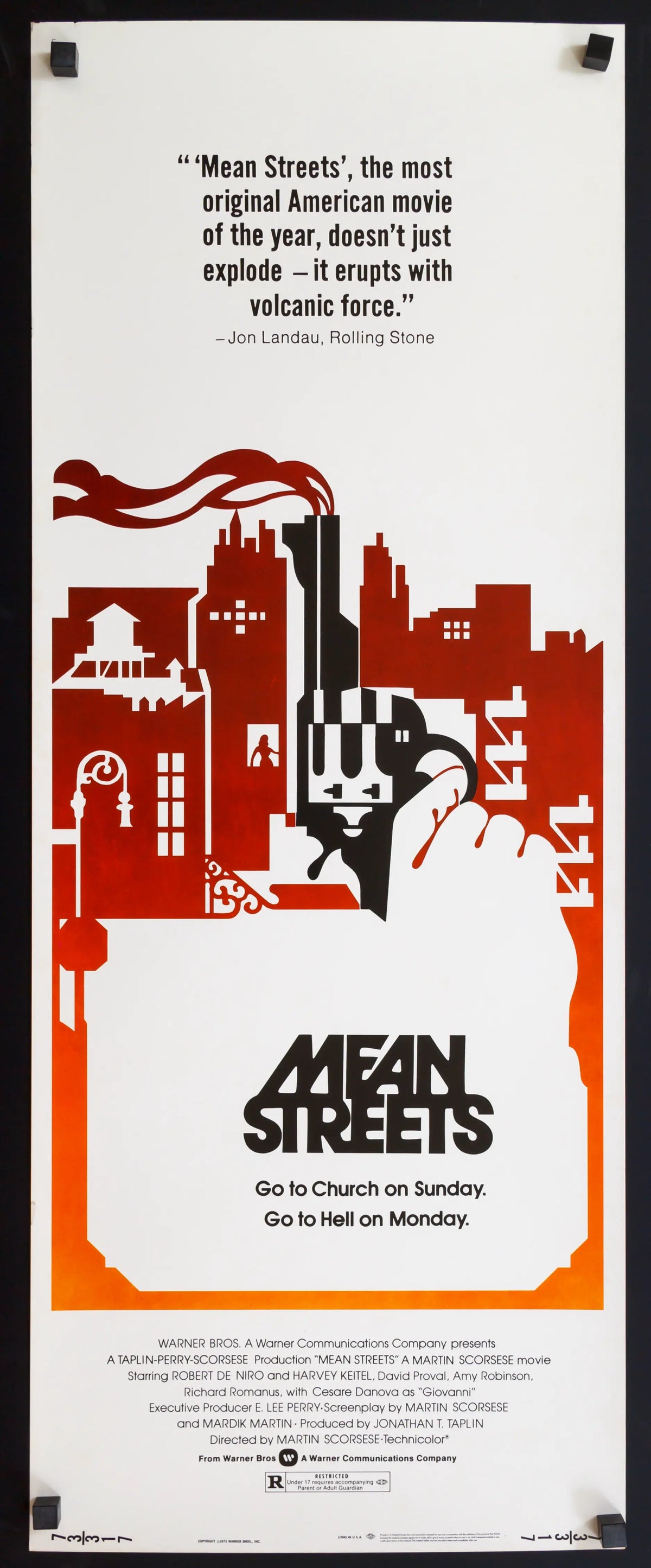 Mean Streets (1973) original movie poster for sale at Original Film Art