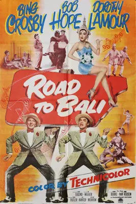 Road to Bali (1952) original movie poster for sale at Original Film Art - Vintage Movie Posters