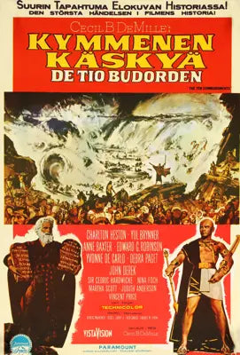 Ten Commandments (1956) original movie poster for sale at Original Film Art - Vintage Movie Posters