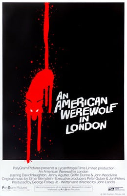 An American Werewolf in London (1981) original movie poster for sale at Original Film Art - Vintage Movie Posters