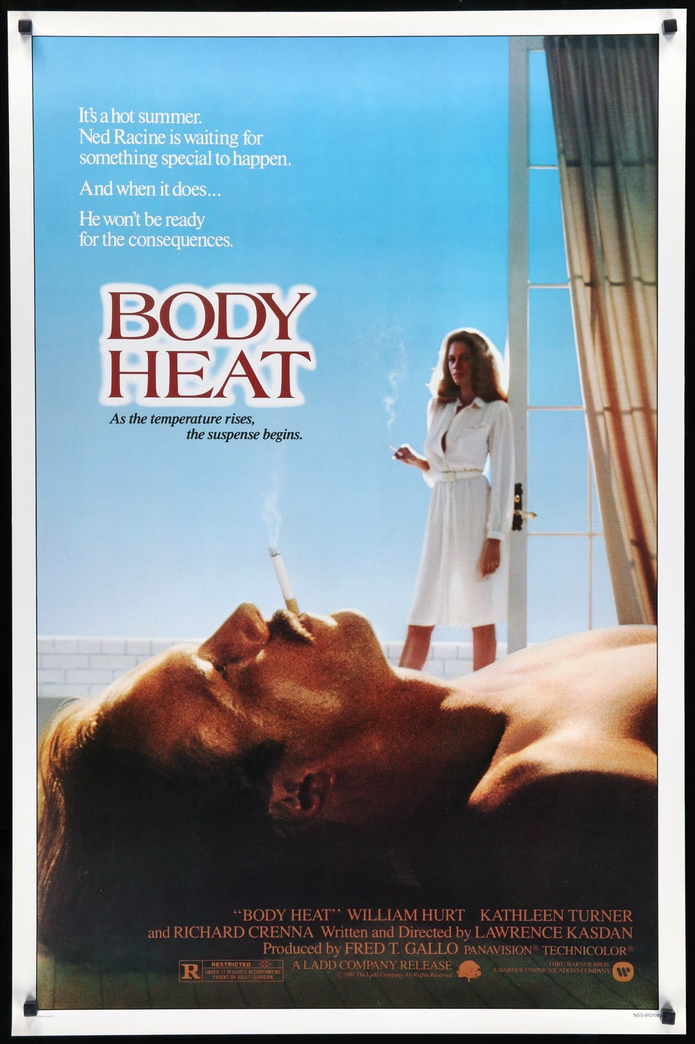 Body Heat (1981) original movie poster for sale at Original Film Art - Vintage Movie Posters