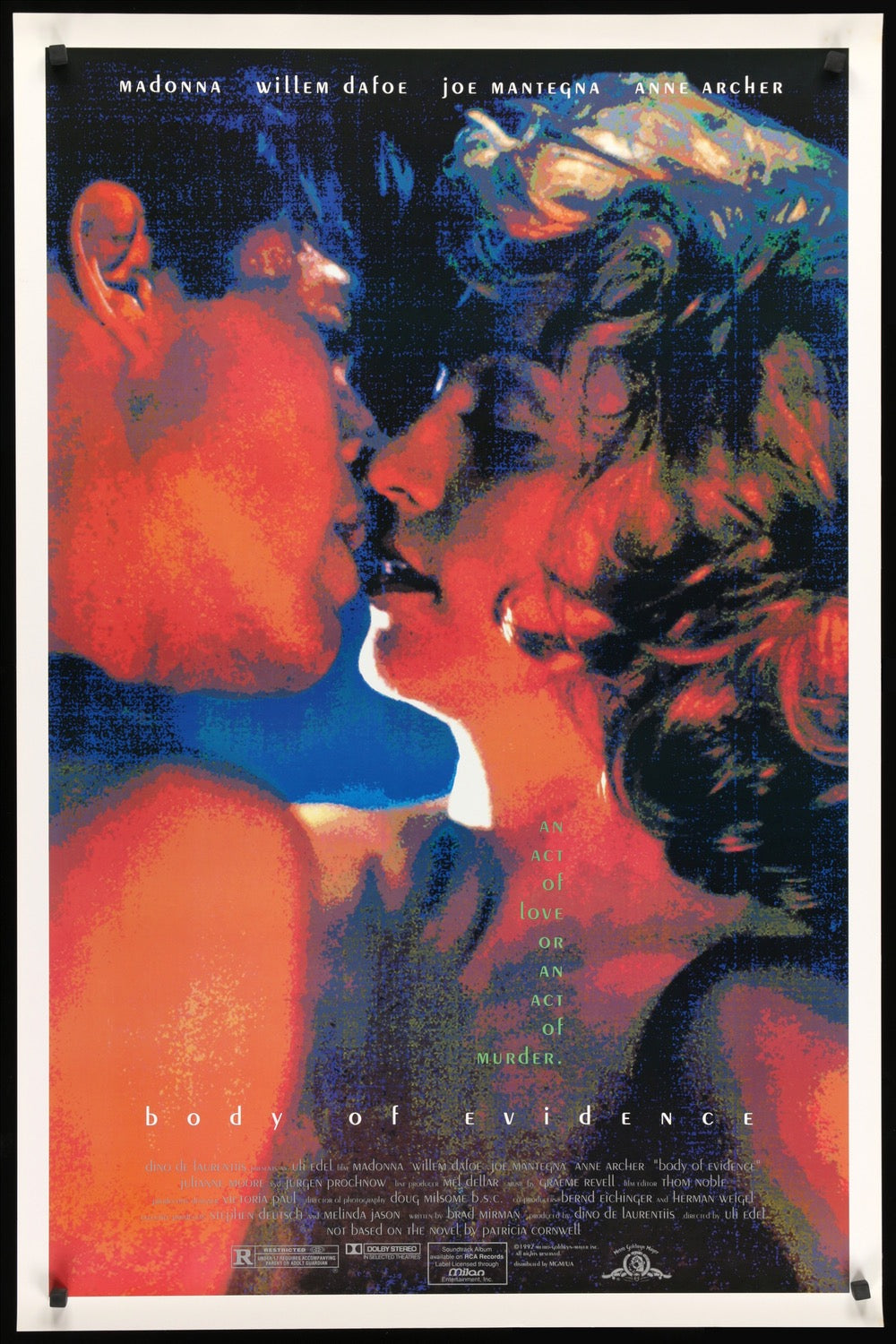 Body of Evidence (1993) original movie poster for sale at Original Film Art - Vintage Movie Posters