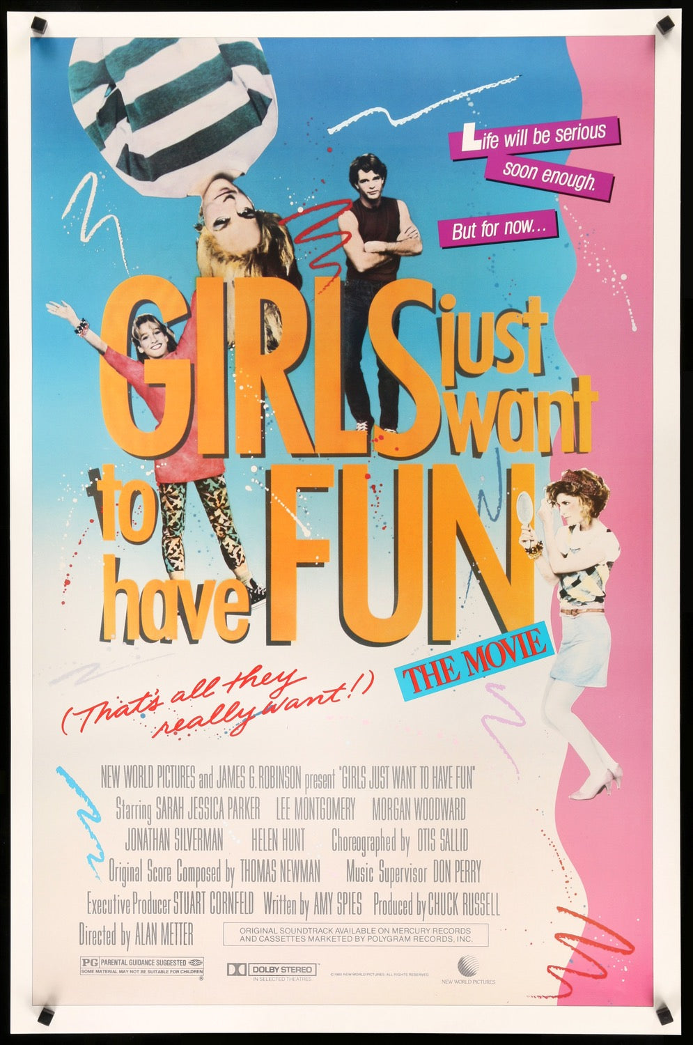 Girls Just Want to Have Fun (1985) original movie poster for sale at Original Film Art - Vintage Movie Posters
