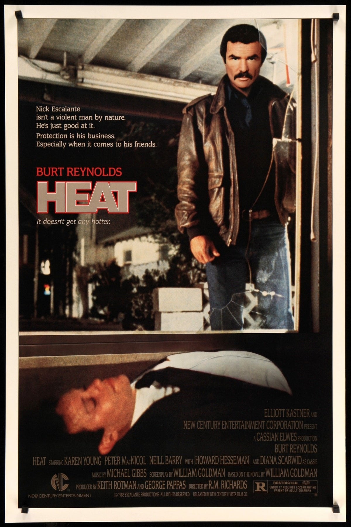 Heat (1986) original movie poster for sale at Original Film Art - Vintage Movie Posters
