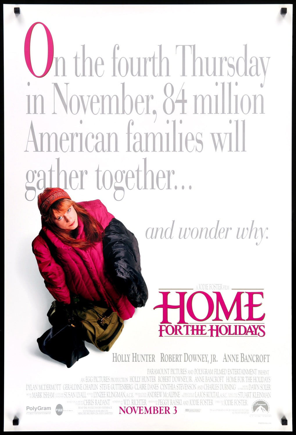 Home For The Holidays (1995) original movie poster for sale at Original Film Art - Vintage Movie Posters