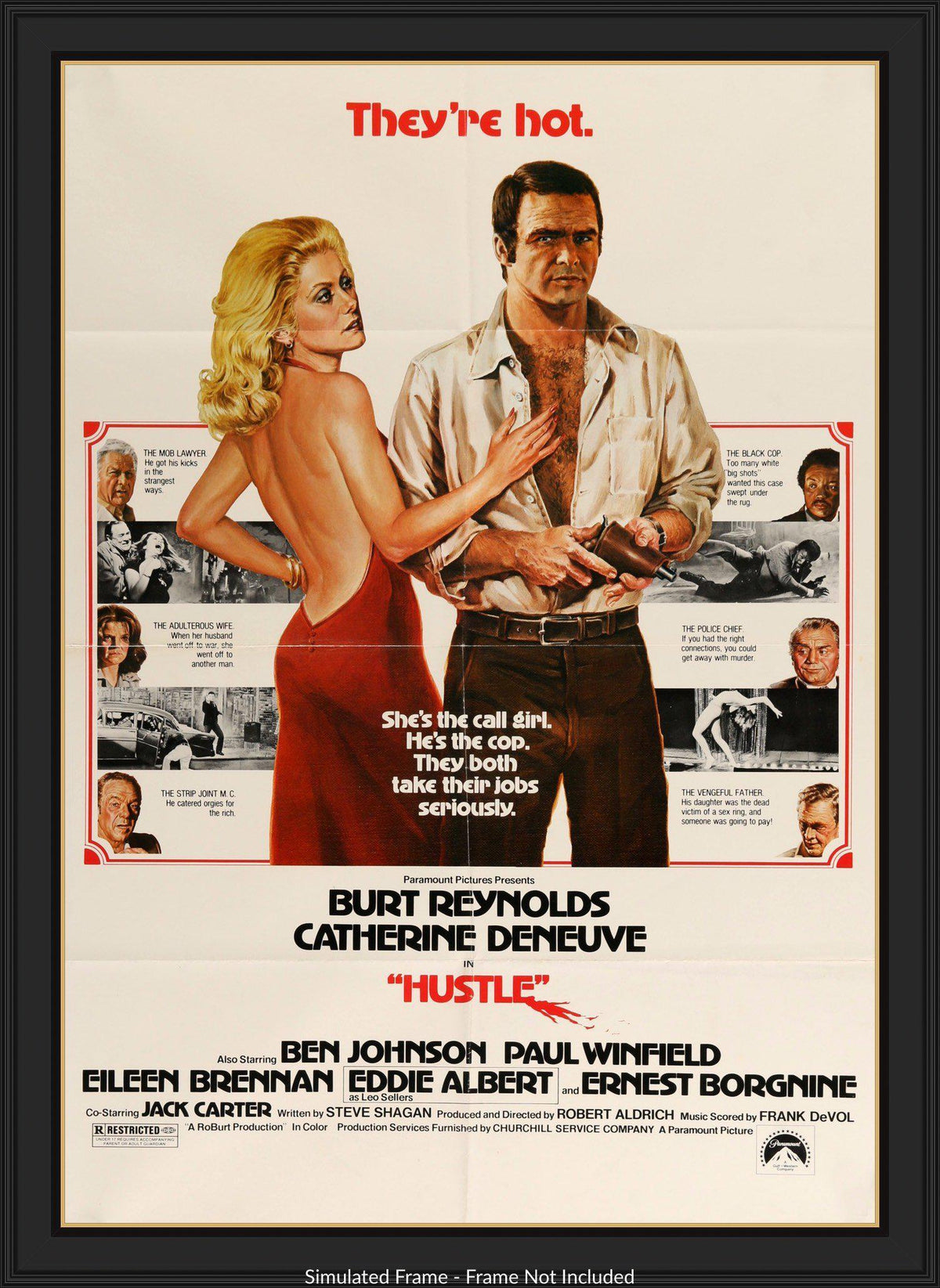 Hustle (1975) original movie poster for sale at Original Film Art - Vintage Movie Posters