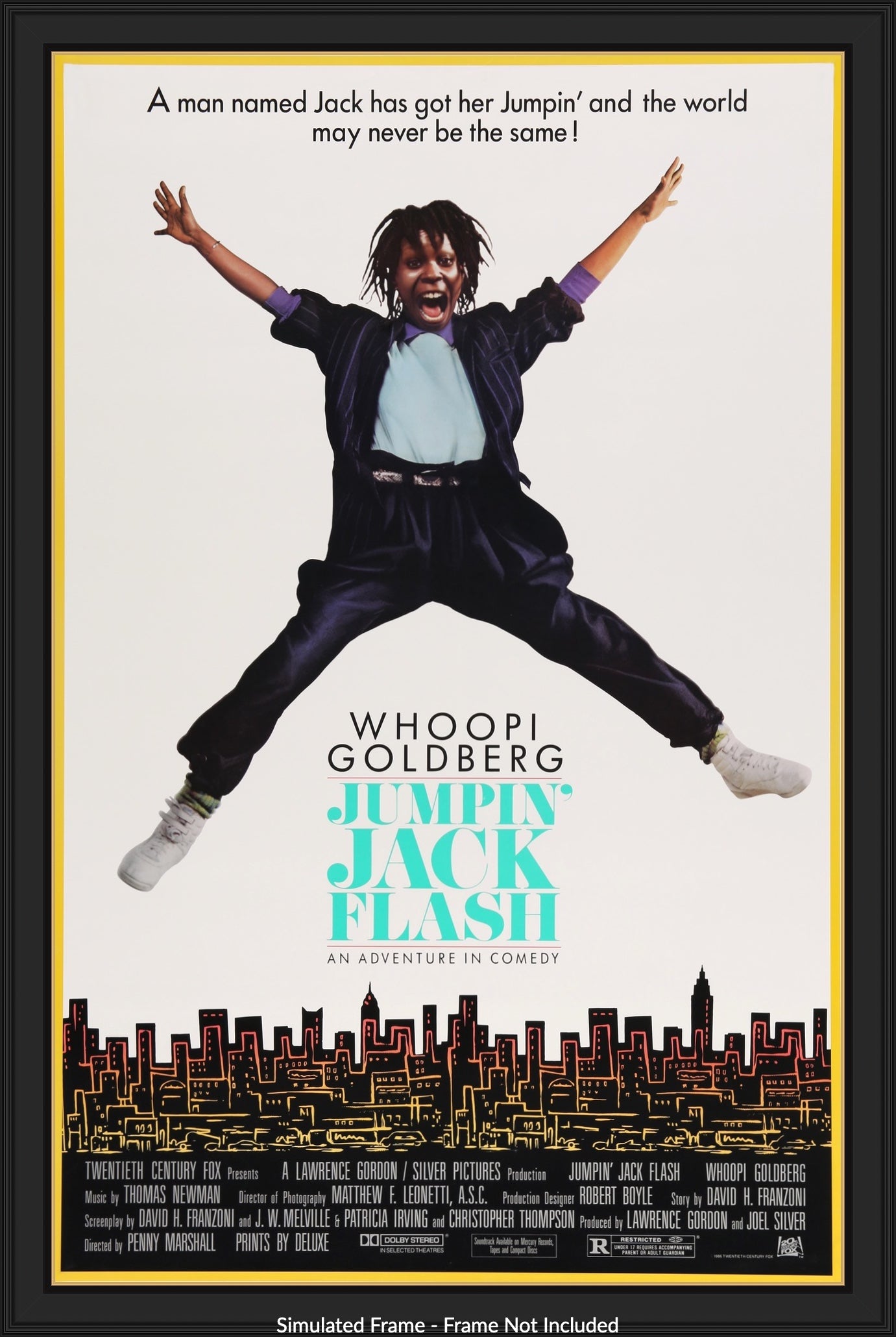 Jumpin' Jack Flash (1986) original movie poster for sale at Original Film Art - Vintage Movie Posters