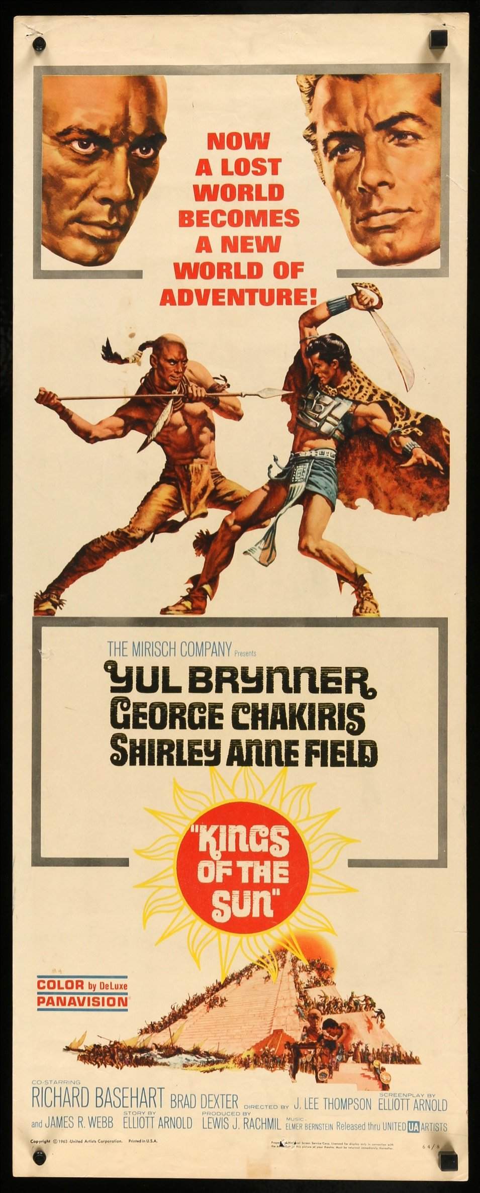 Kings of the Sun (1963) original movie poster for sale at Original Film Art - Vintage Movie Posters