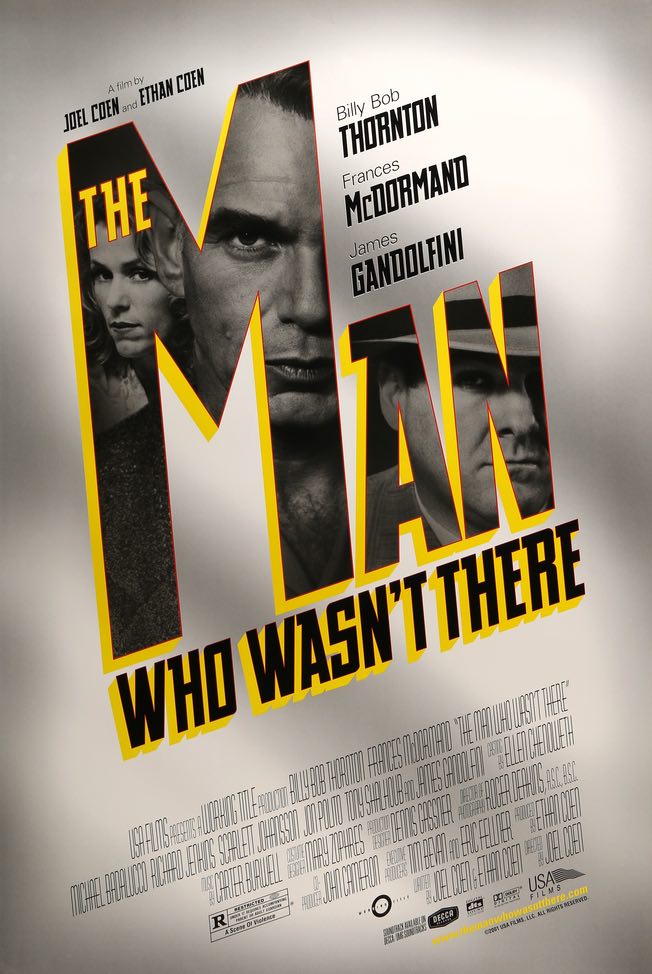 Man Who Wasn't There (2001) original movie poster for sale at Original Film Art - Vintage Movie Posters