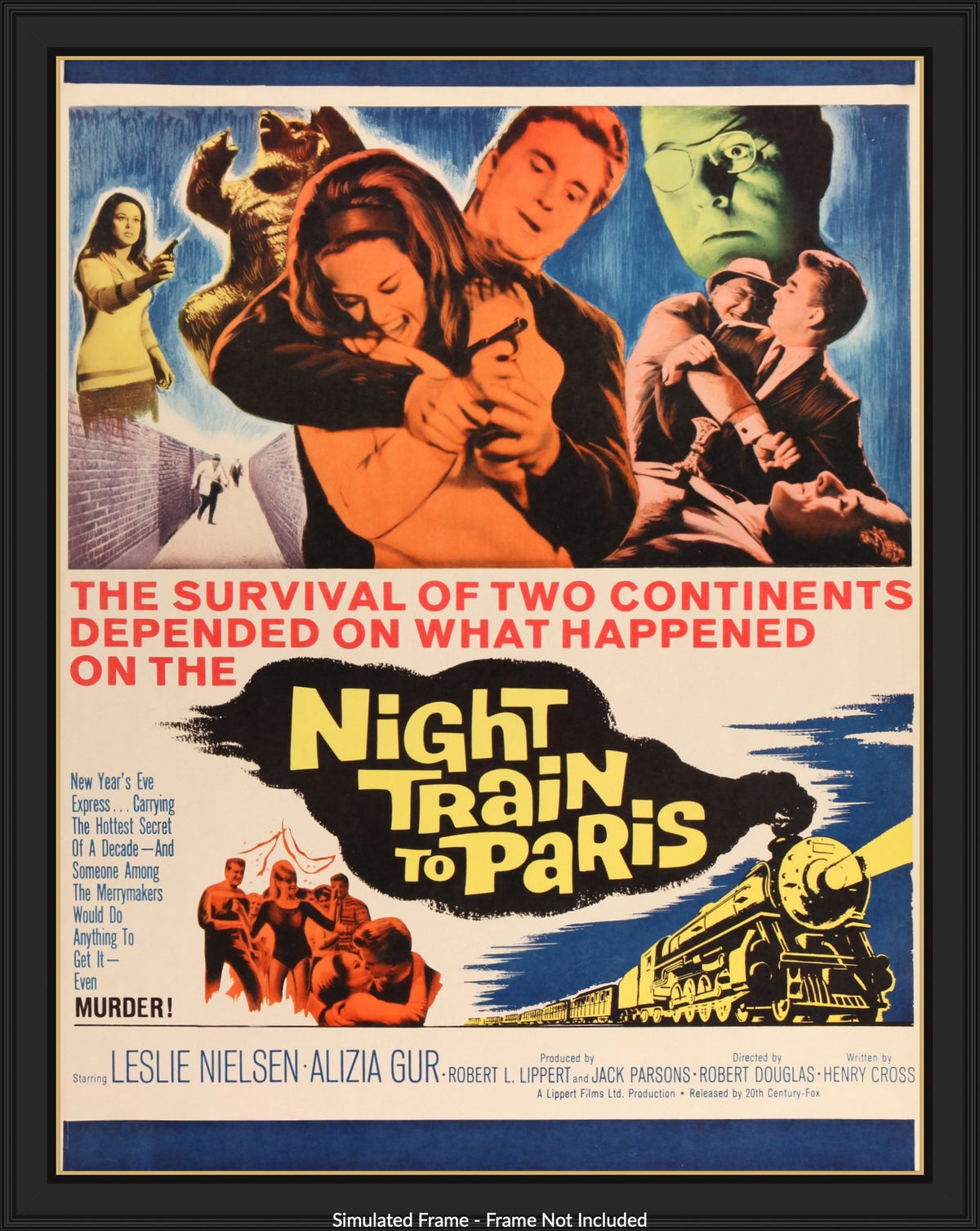 Night Train to Paris (1964) original movie poster for sale at Original Film Art - Vintage Movie Posters