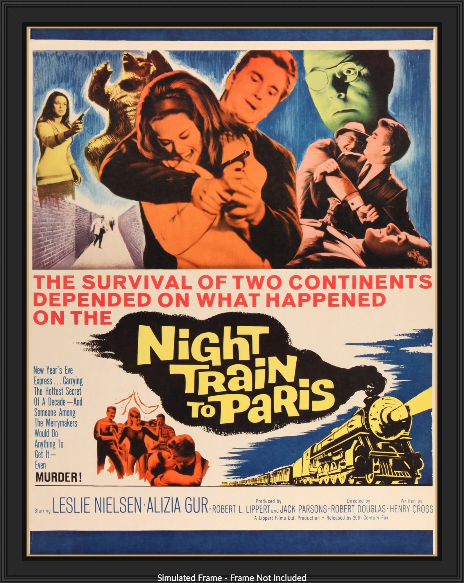 Night Train to Paris (1964) original movie poster for sale at Original Film Art - Vintage Movie Posters