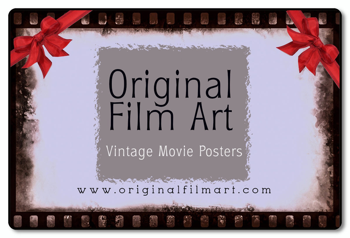 $750 Gift Card original movie poster for sale at Original Film Art - Vintage Movie Posters