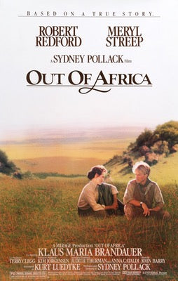 Out of Africa (1985) original movie poster for sale at Original Film Art - Vintage Movie Posters