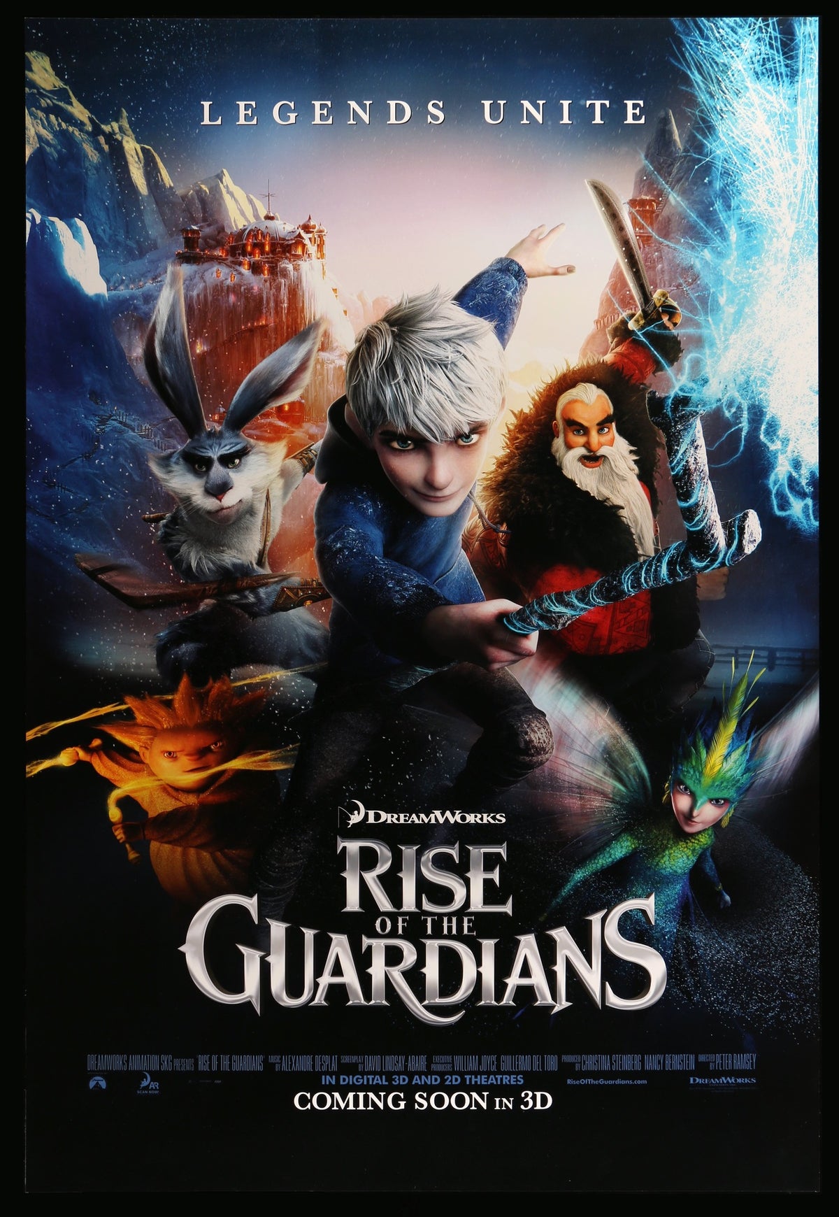 Rise Of The Guardians (2012) original movie poster for sale at Original Film Art - Vintage Movie Posters