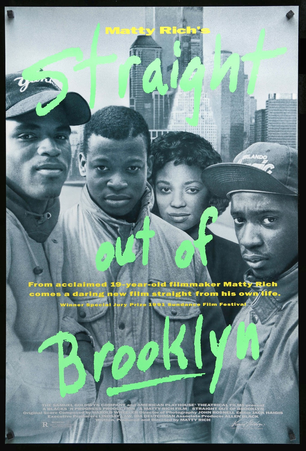 Straight Out of Brooklyn (1991) original movie poster for sale at Original Film Art