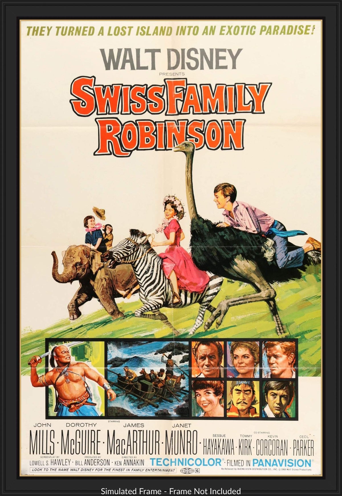 Swiss Family Robinson (1960) original movie poster for sale at Original Film Art - Vintage Movie Posters